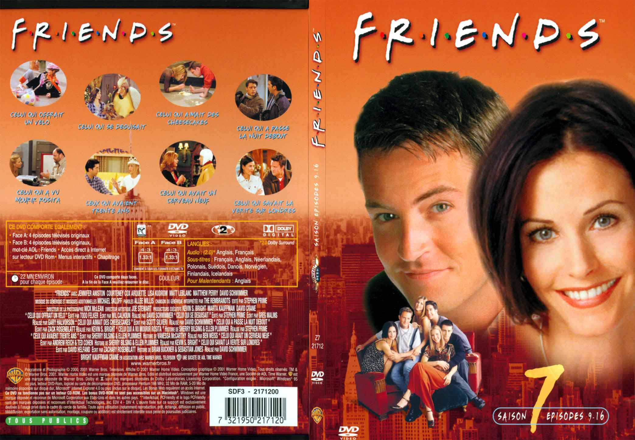Jaquette DVD Friends saison 7 dvd 2 - SLIM