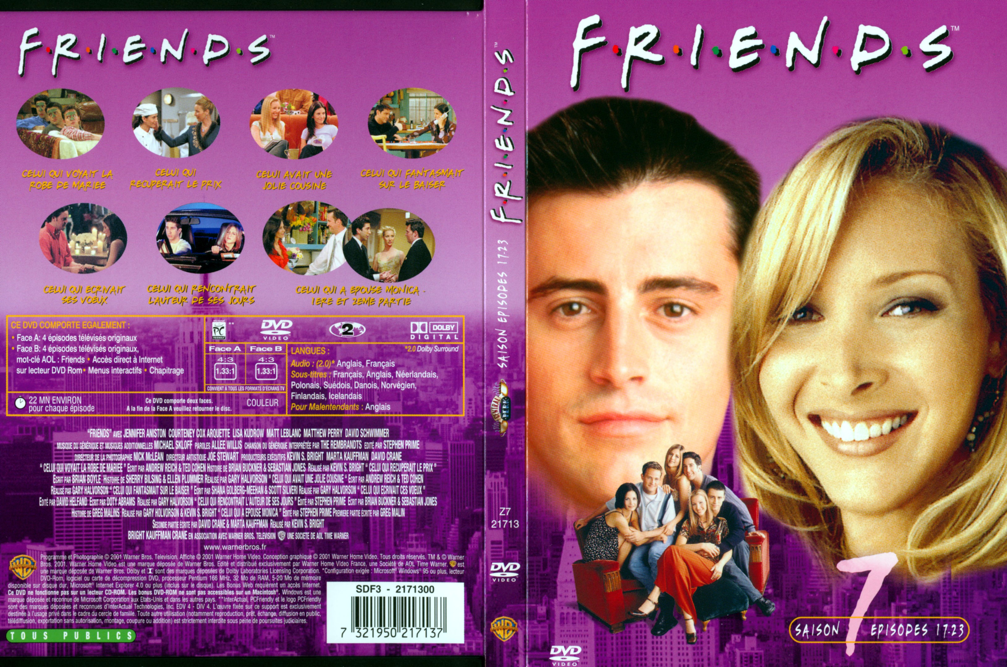 Jaquette DVD Friends saison 7 dvd 3