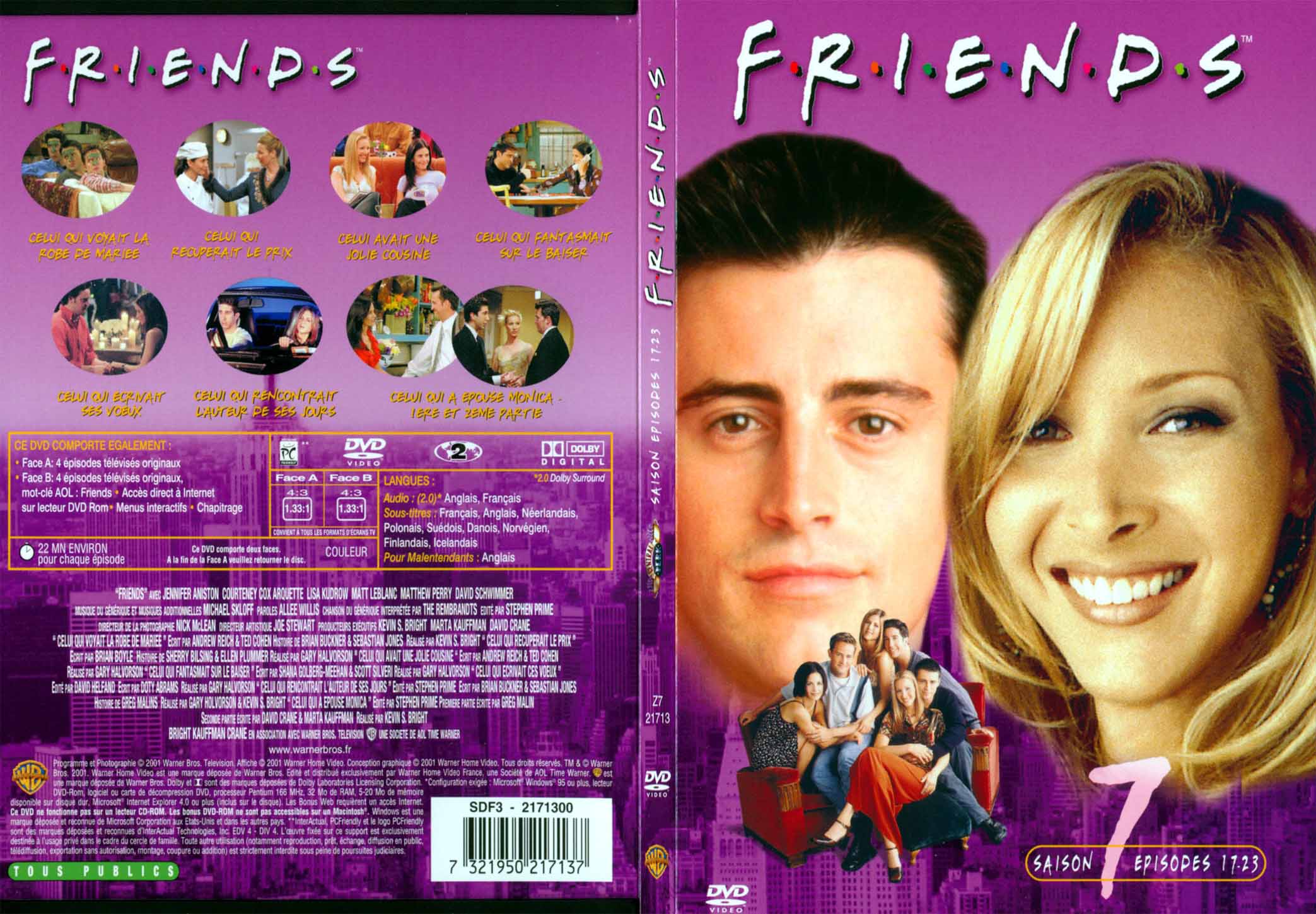 Jaquette DVD Friends saison 7 dvd 3 - SLIM
