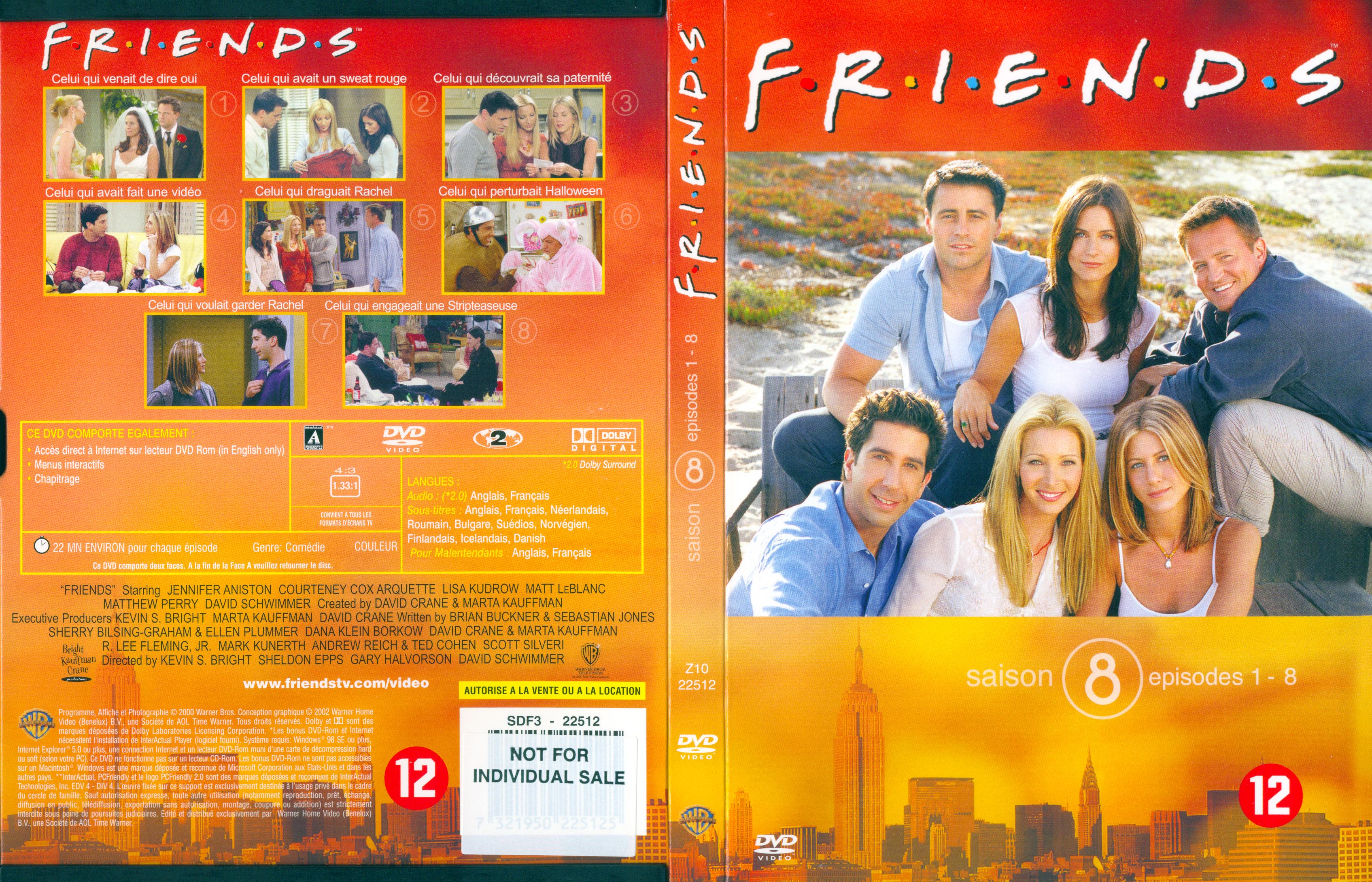 Jaquette DVD Friends saison 8 dvd 1