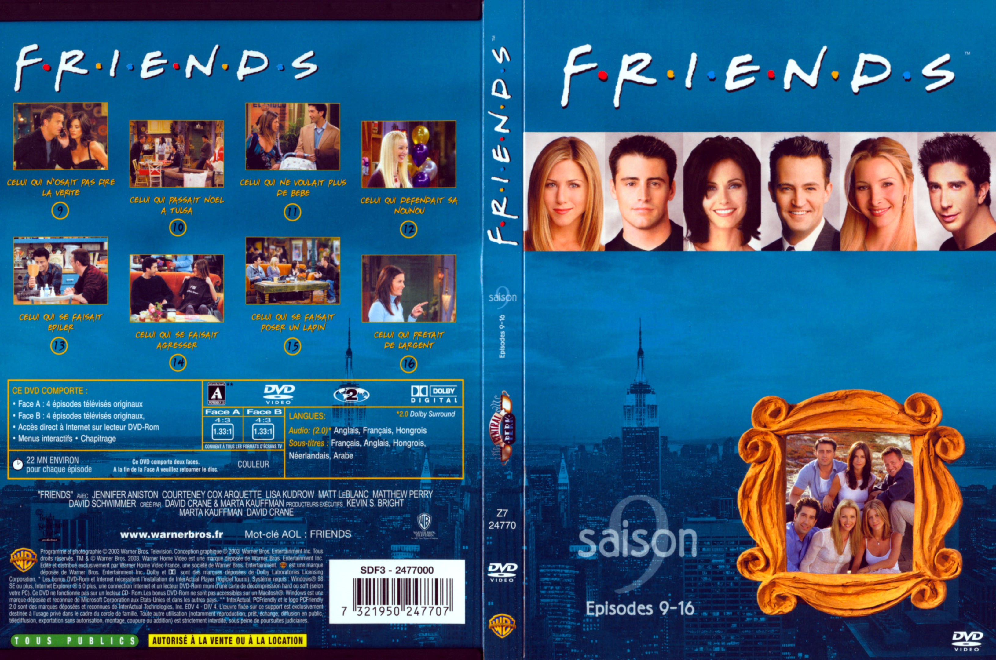 Jaquette DVD Friends saison 9 dvd 2