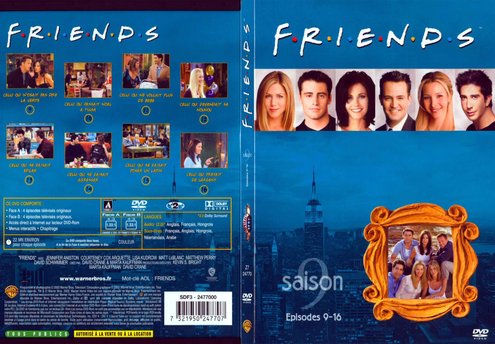 Jaquette DVD Friends saison 9 dvd 2 - SLIM