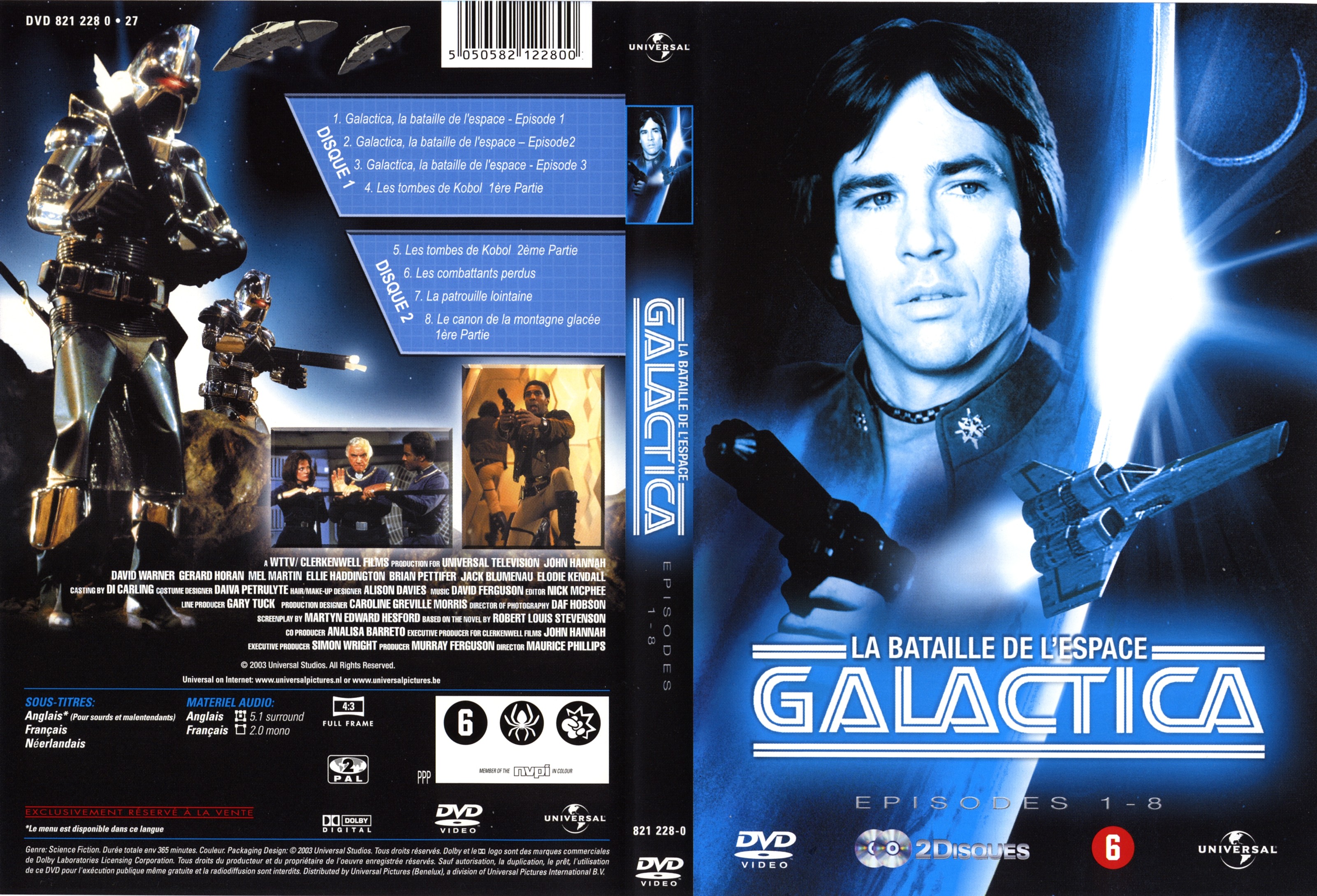 Jaquette DVD Galactica saison 1 vol 1