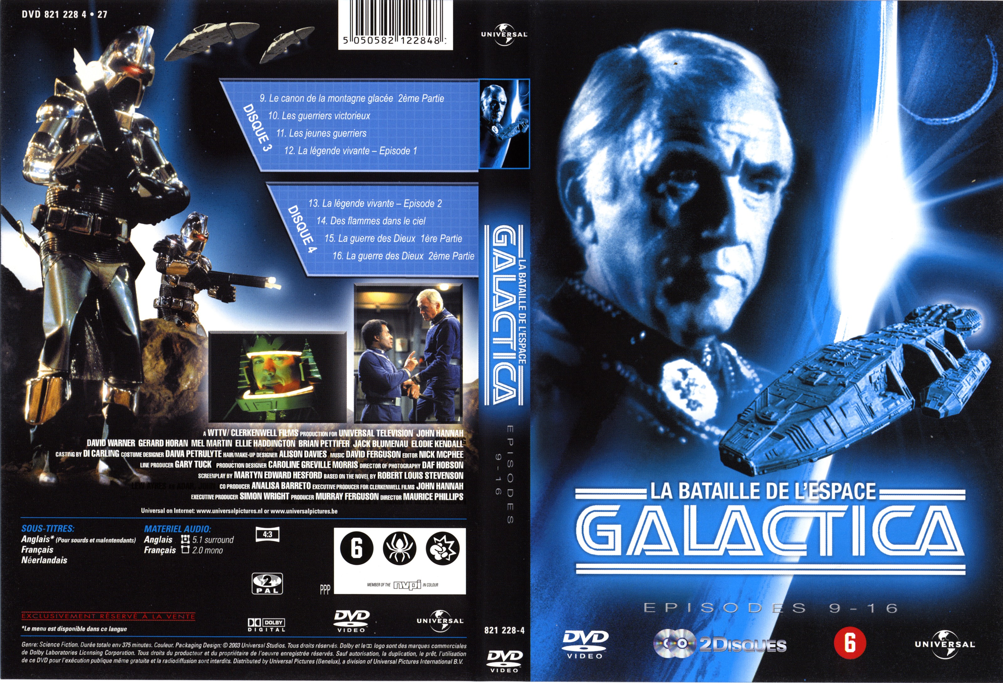 Jaquette DVD Galactica saison 1 vol 2