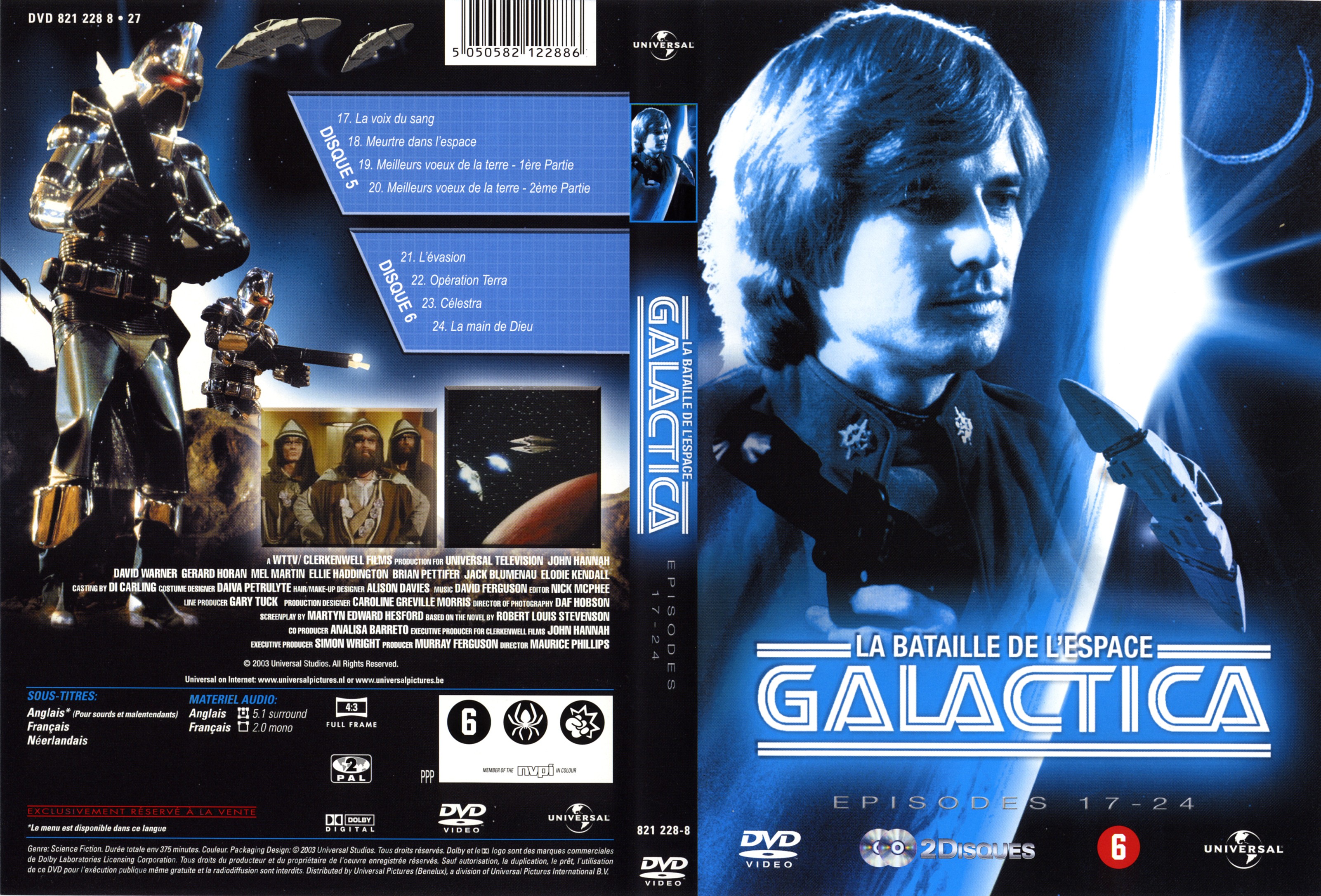 Jaquette DVD Galactica saison 1 vol 3