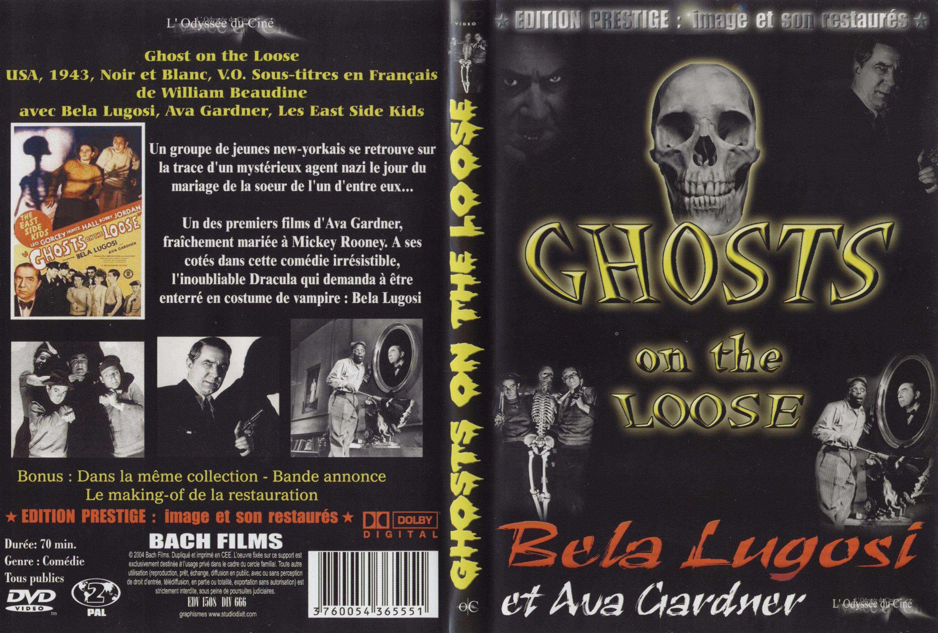 Jaquette DVD Ghosts on the loose