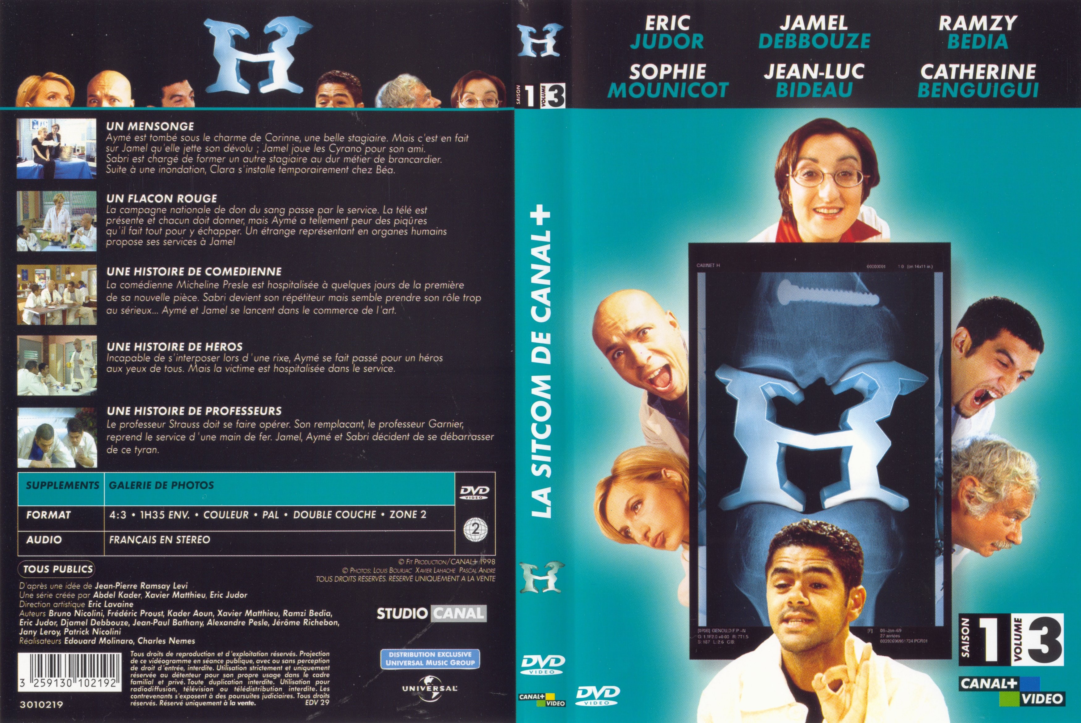 Jaquette DVD H Saison 1 vol 3