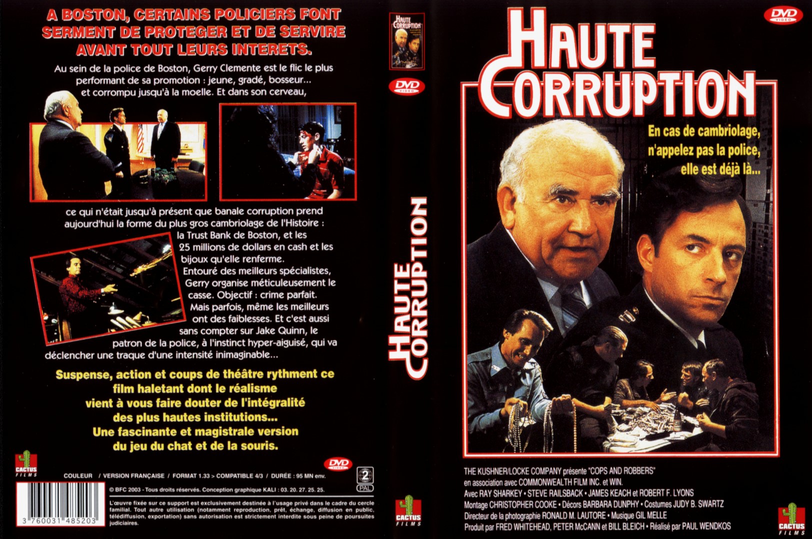 Jaquette DVD Haute corruption