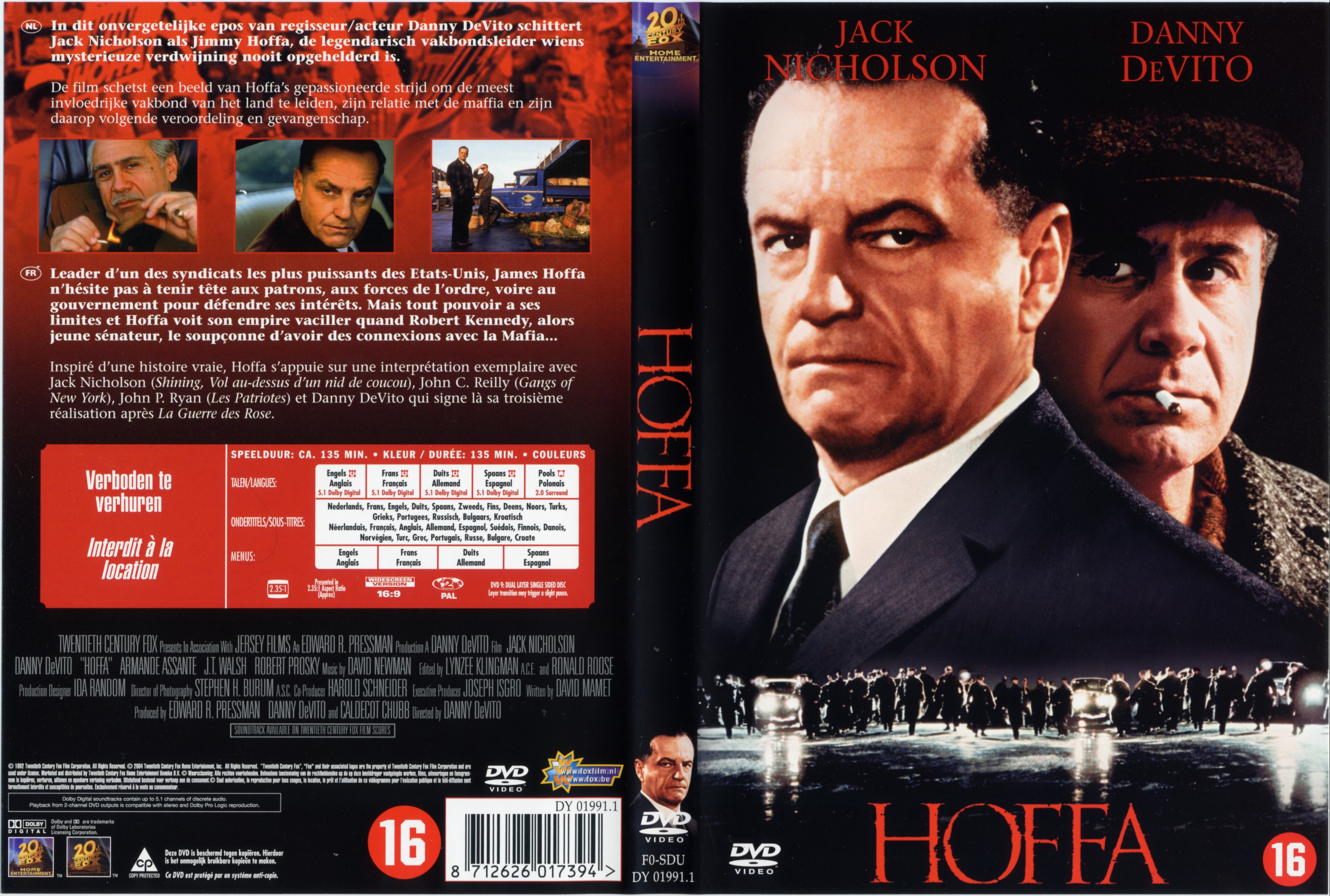 Jaquette DVD Hoffa