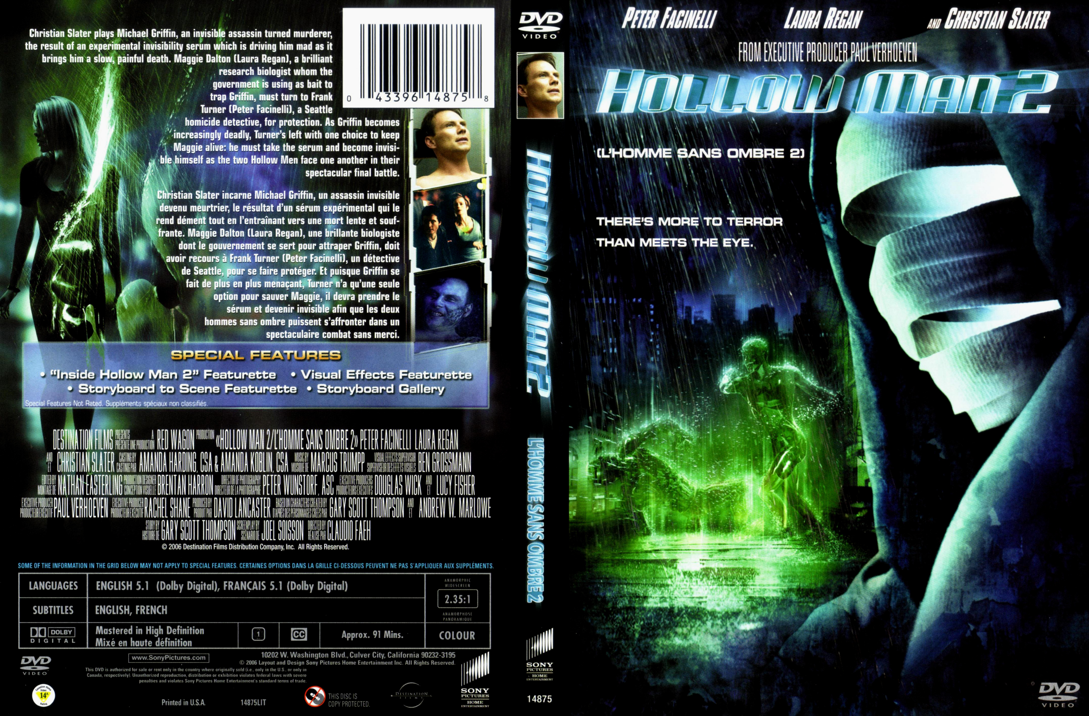 Jaquette DVD Hollow man 2