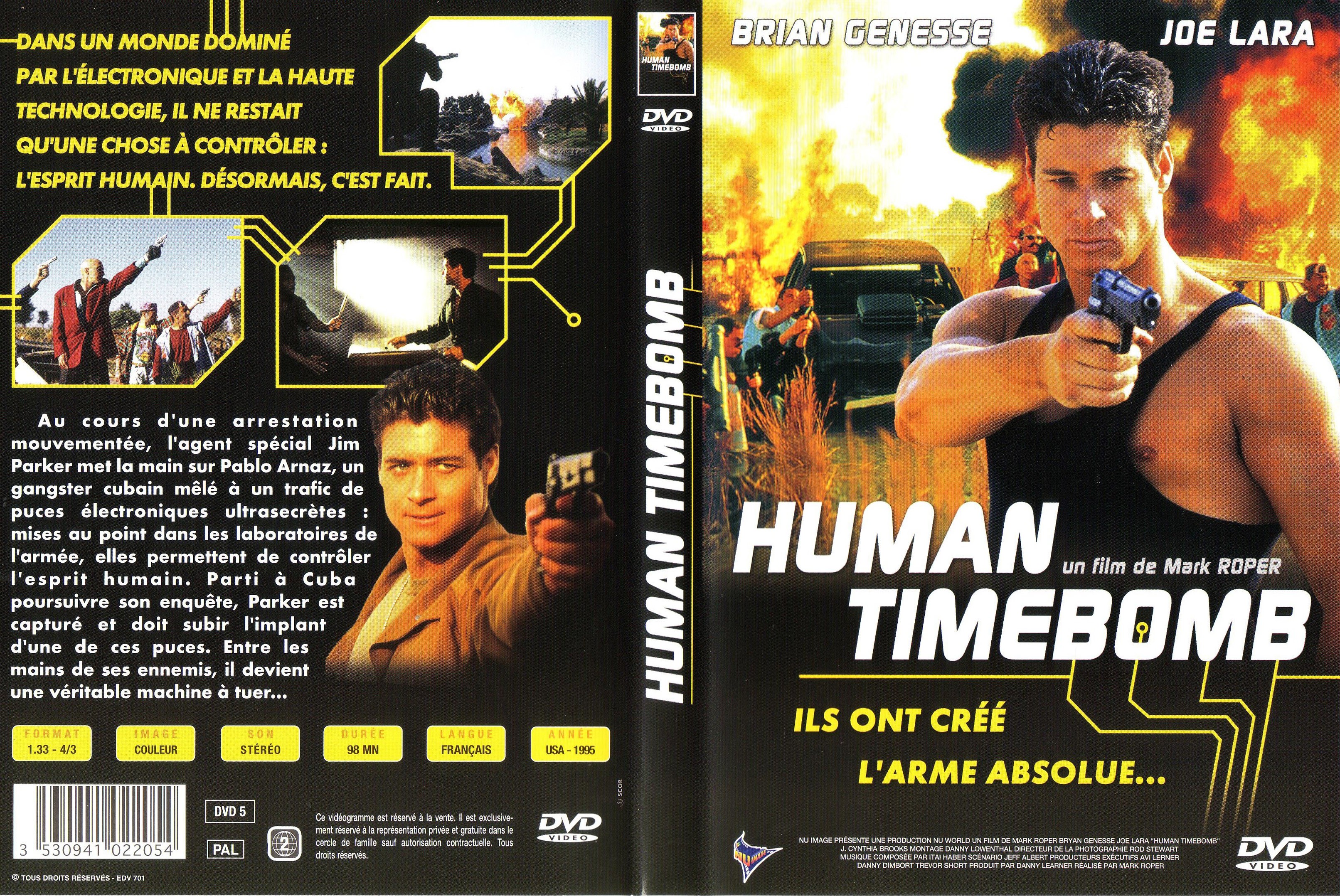 Jaquette DVD Human timebomb