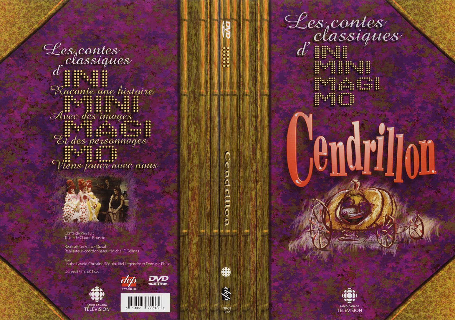 Jaquette DVD IniMiniMagiMo - Cendrillon