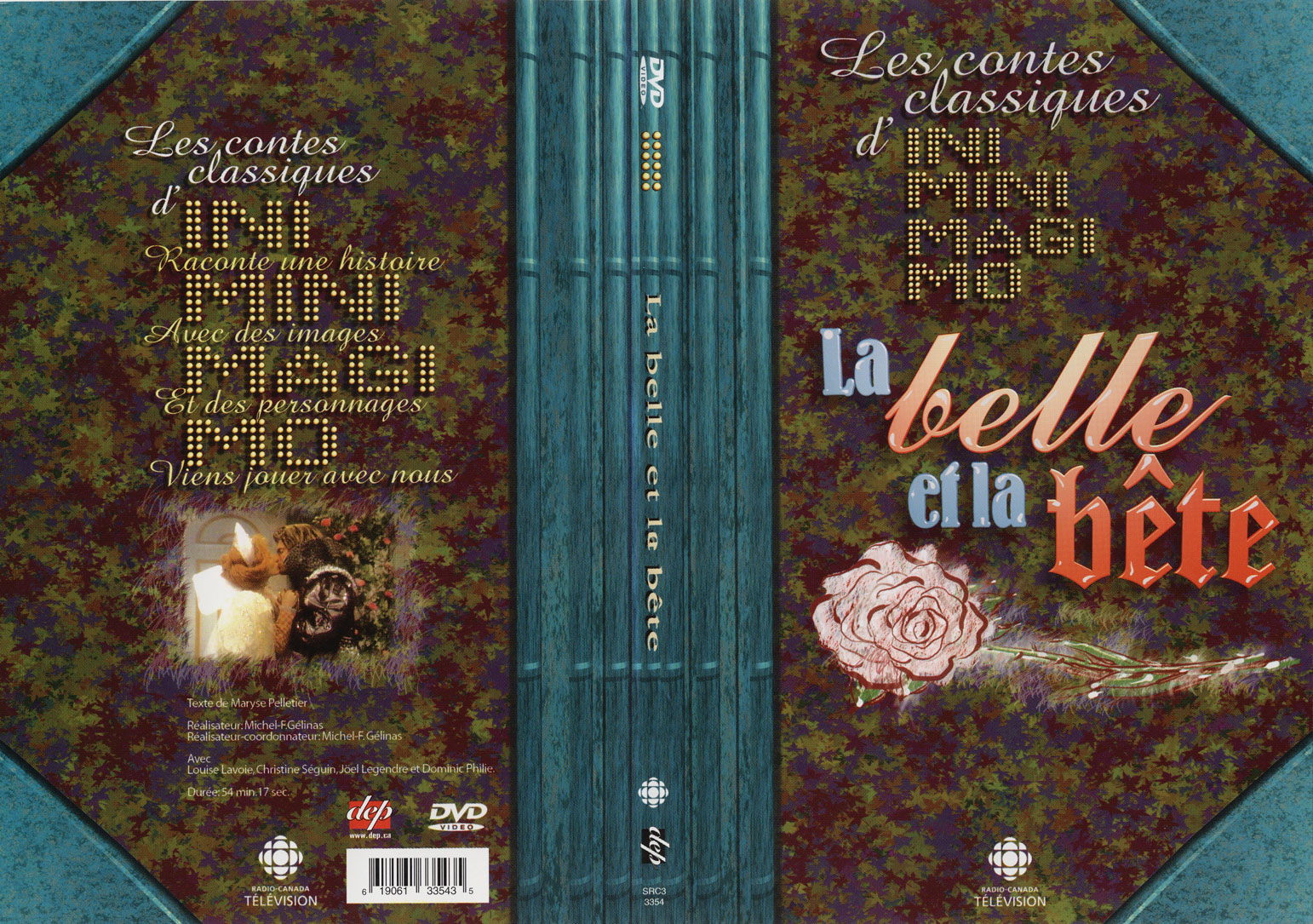 Jaquette DVD IniMiniMagiMo - La belle et la bete