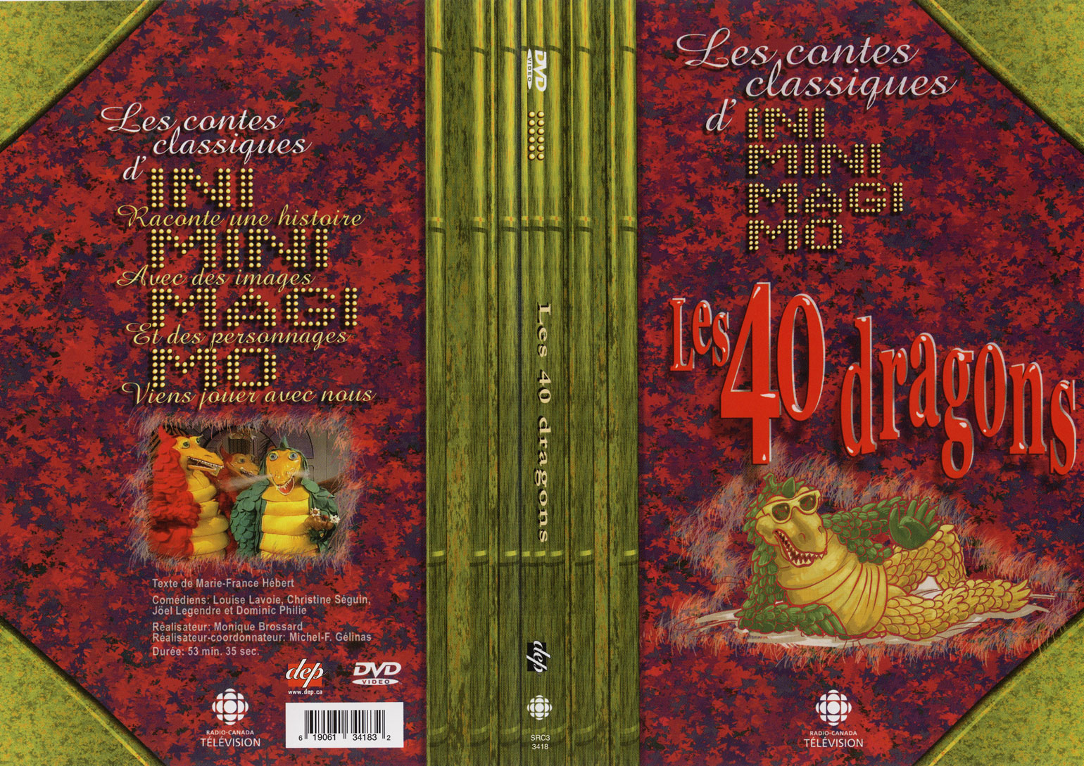 Jaquette DVD IniMiniMagiMo - Les 40 dragons
