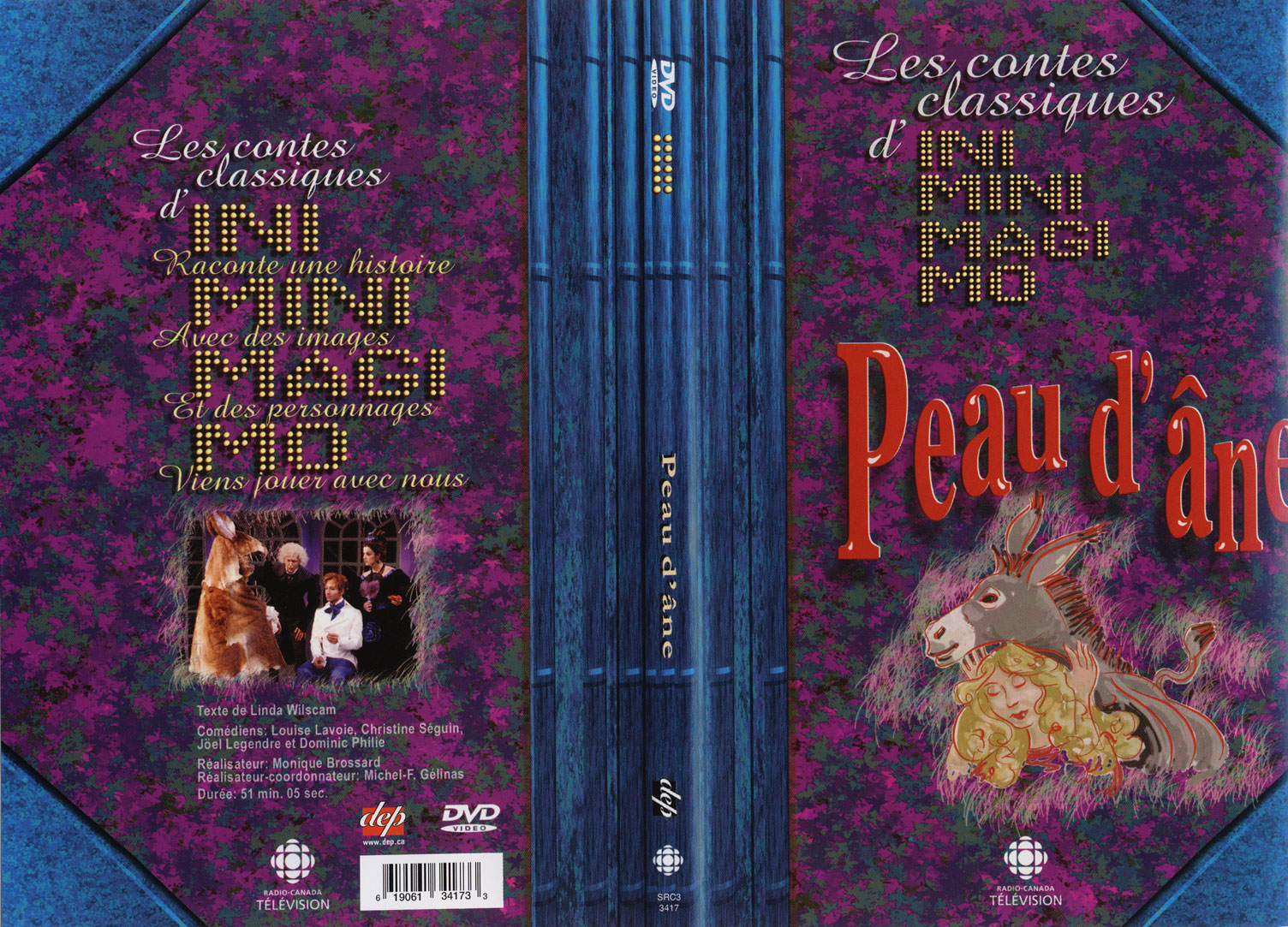 Jaquette DVD IniMiniMagiMo - Peau d