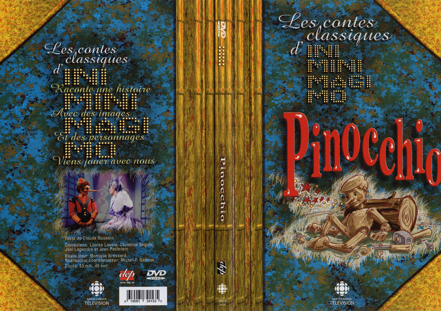 Jaquette DVD IniMiniMagiMo - Pinocchio