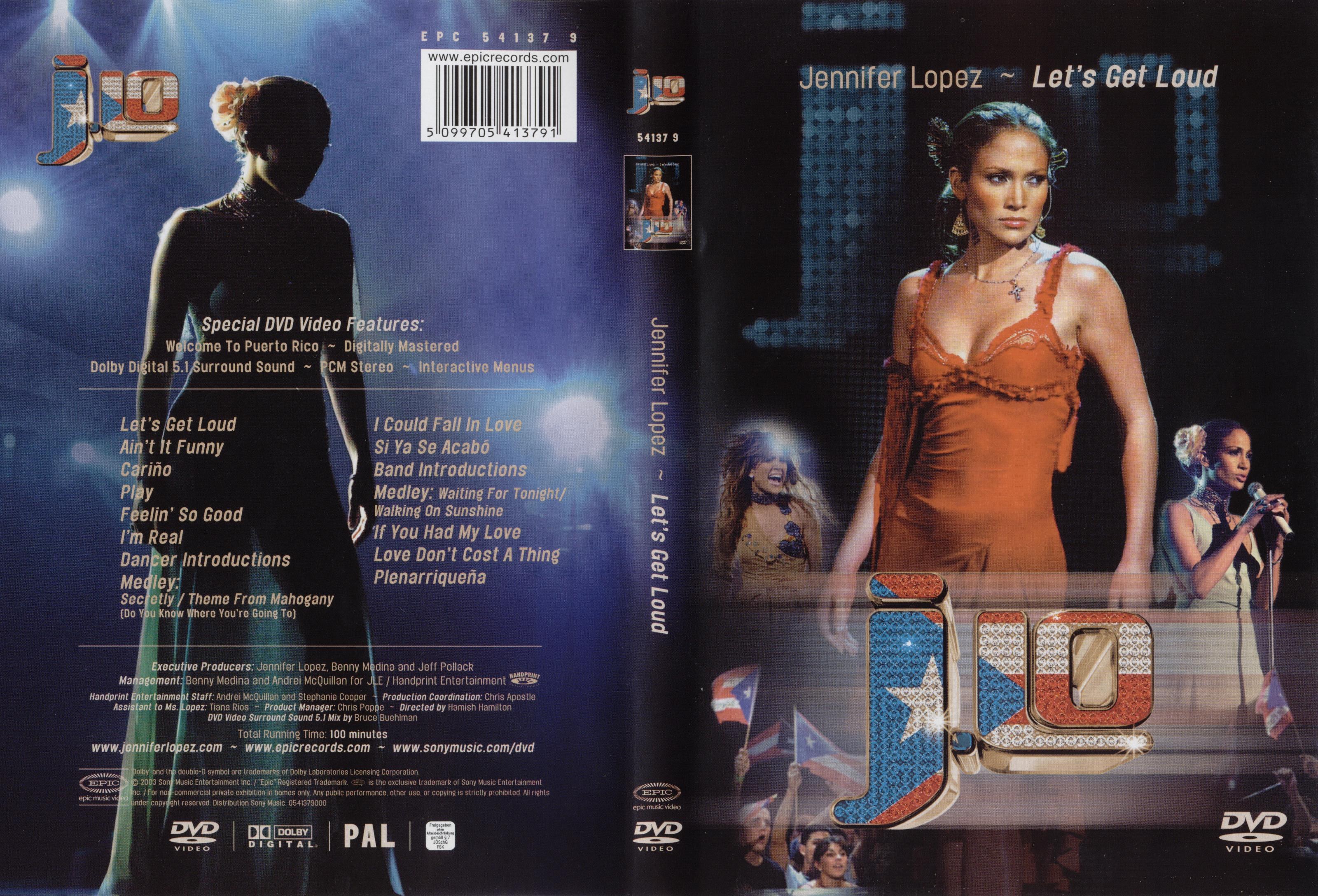 Jaquette DVD Jennifer Lopez Let