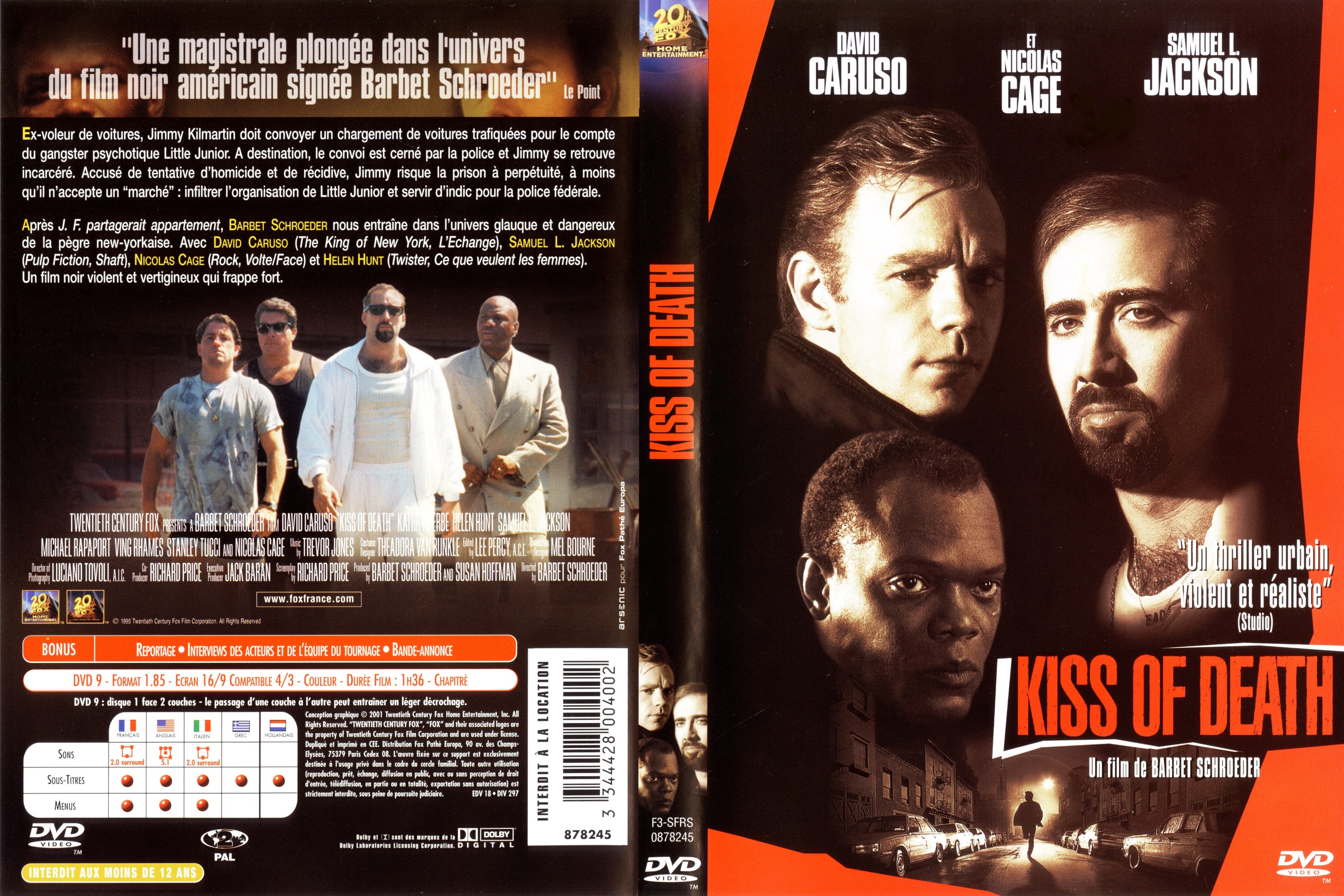 Jaquette DVD Kiss of death