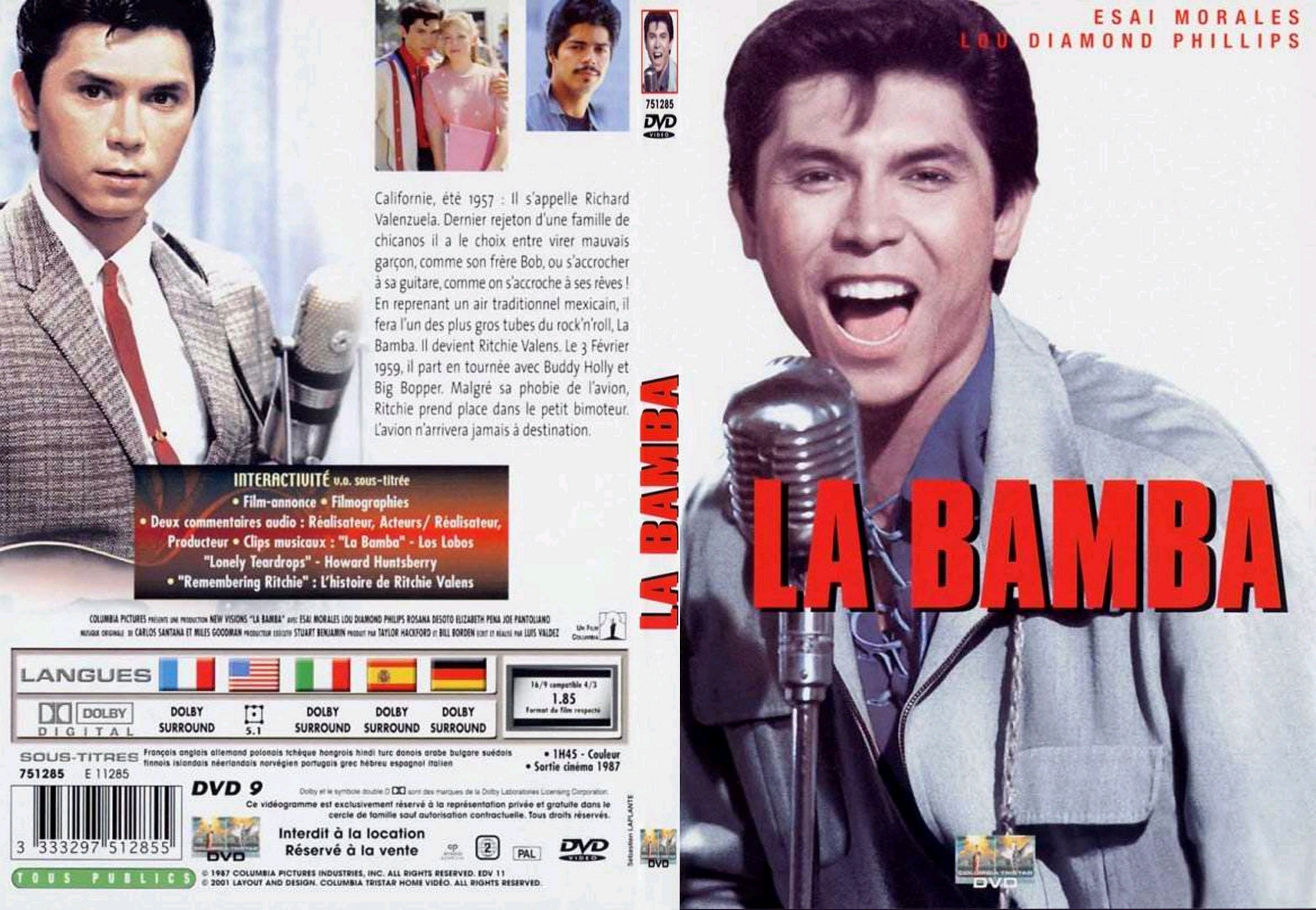 Jaquette DVD La bamba - SLIM