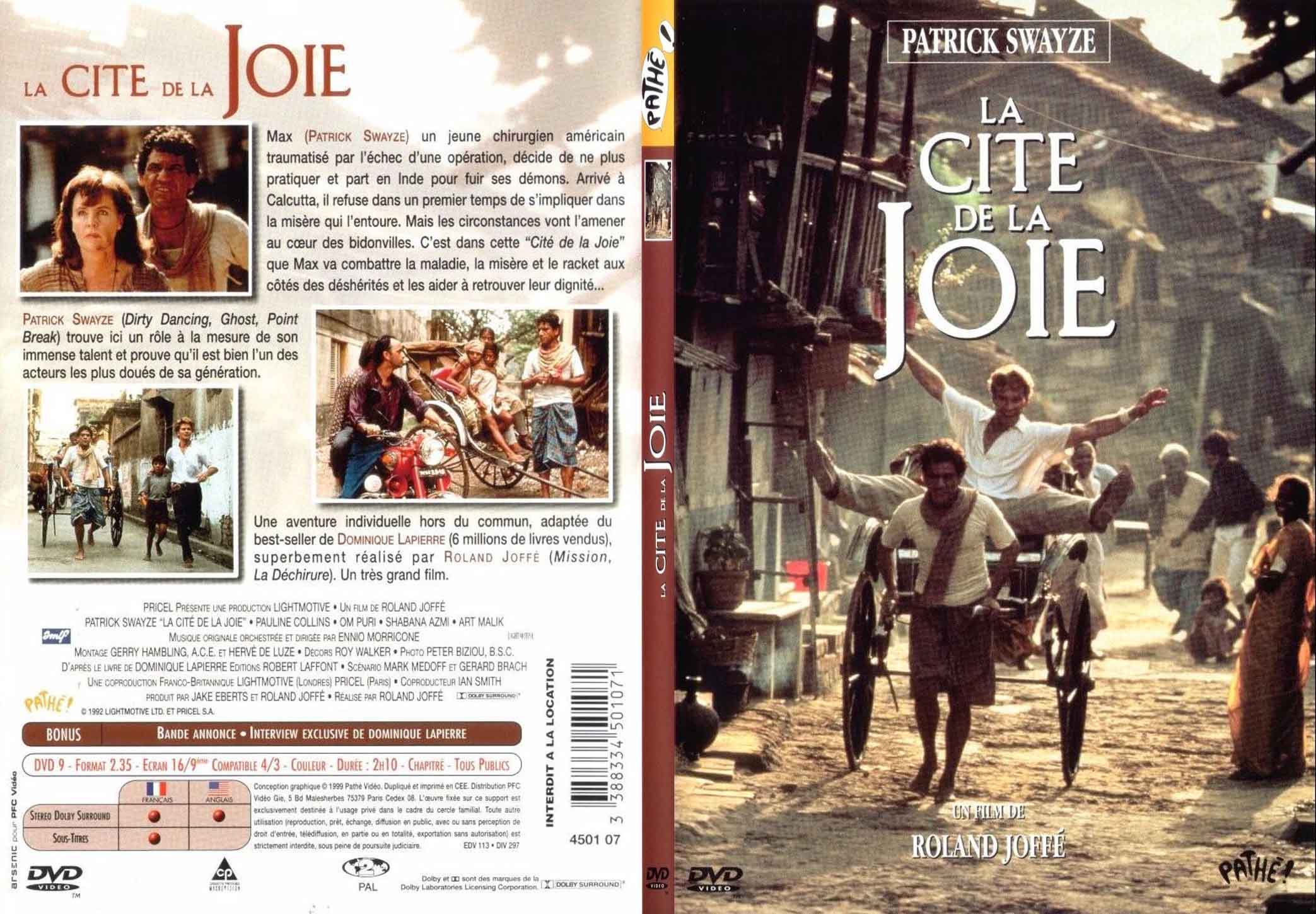 Jaquette DVD La cit de la joie - SLIM