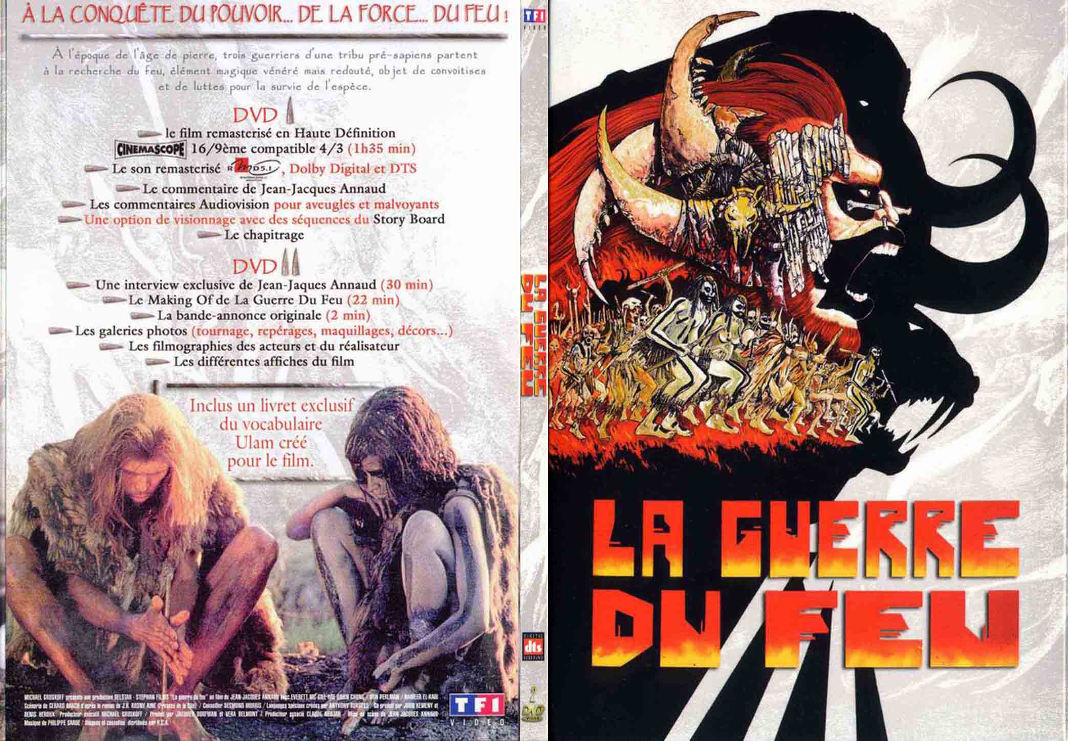 Jaquette DVD La guerre du feu - SLIM v2