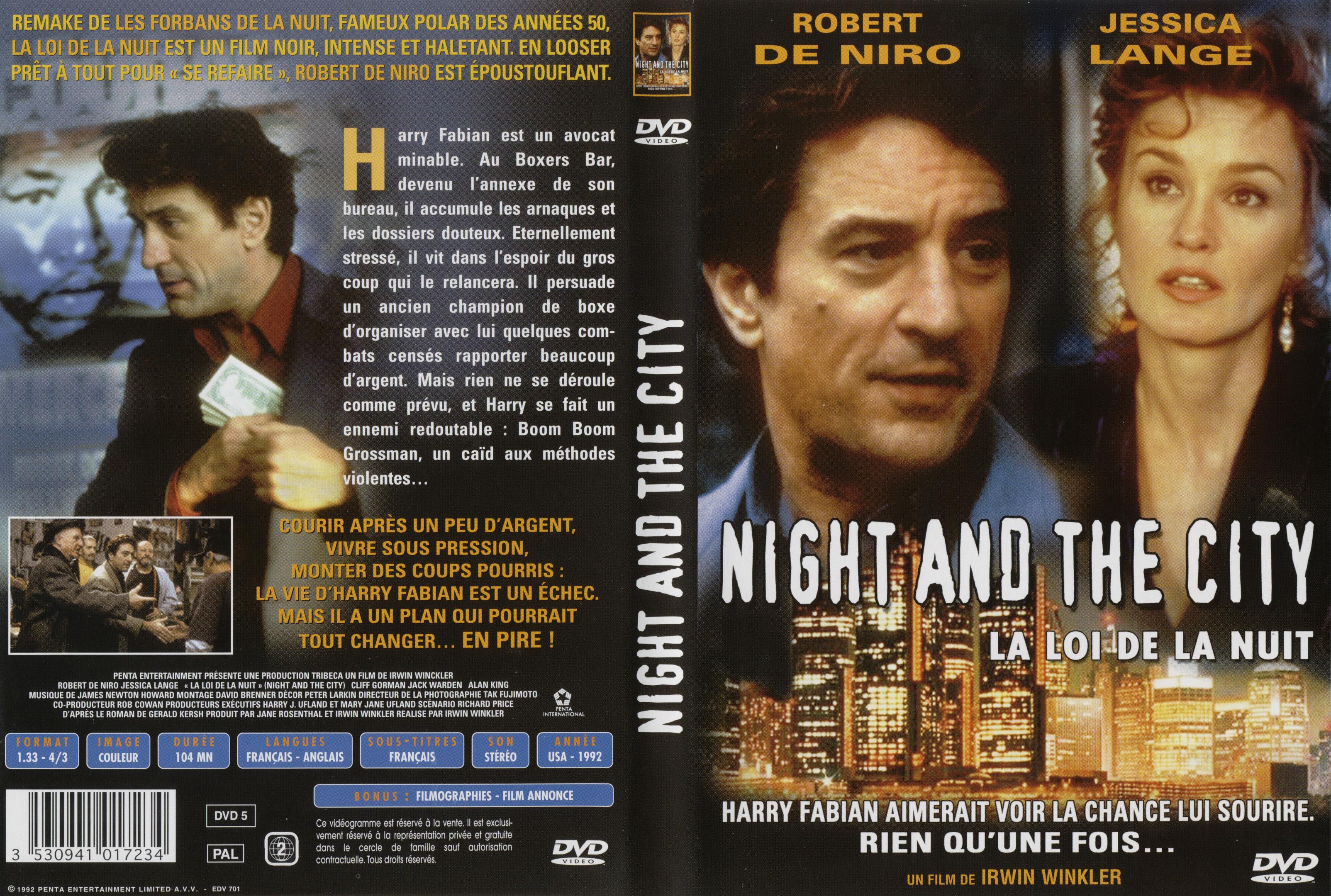 Jaquette DVD La loi de la nuit