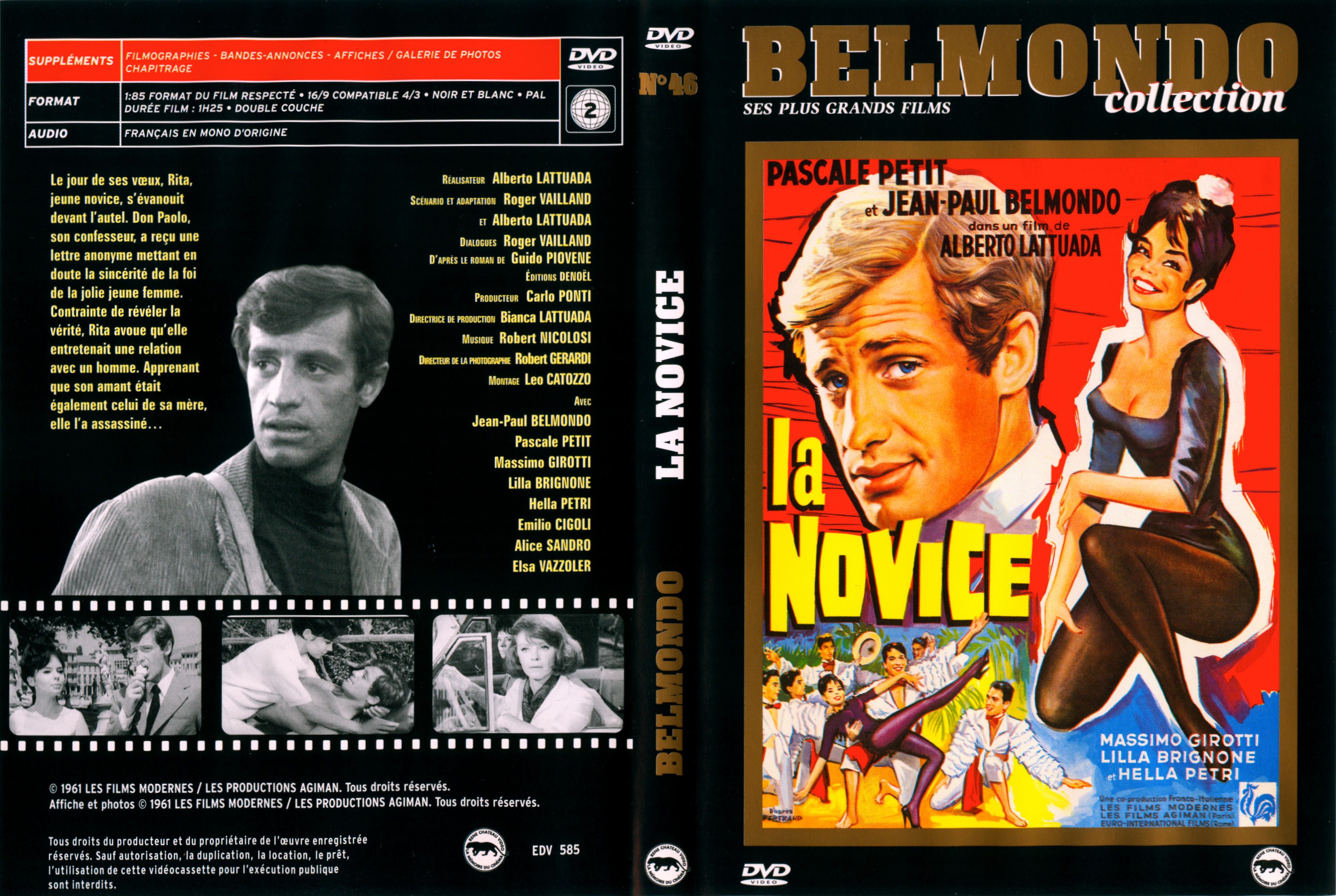 Jaquette DVD La novice