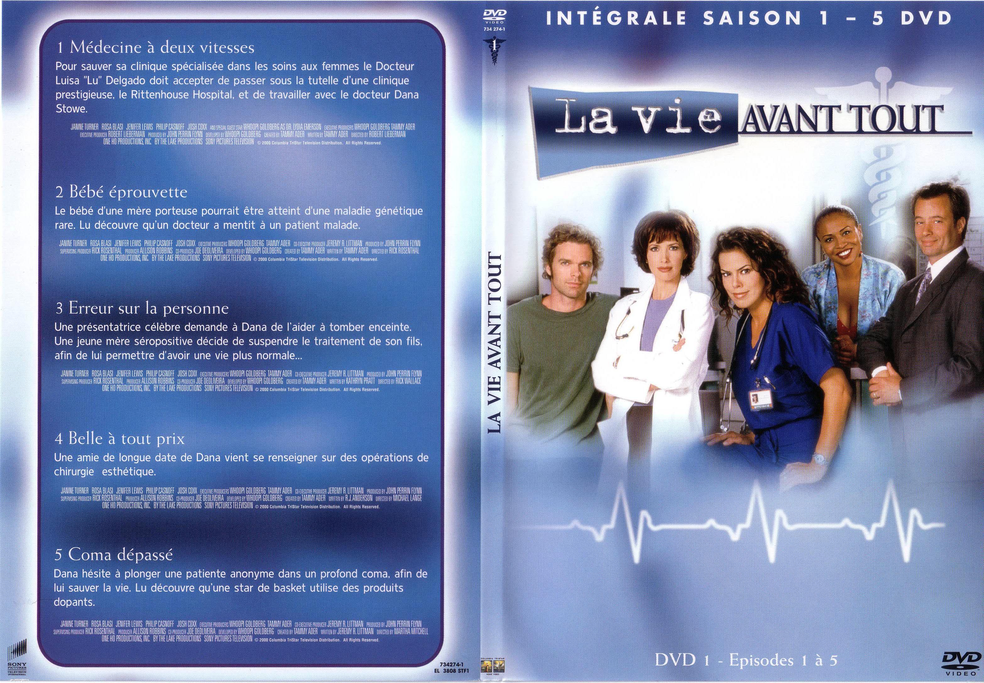 Jaquette DVD La vie avant tout Saison 1 vol 1