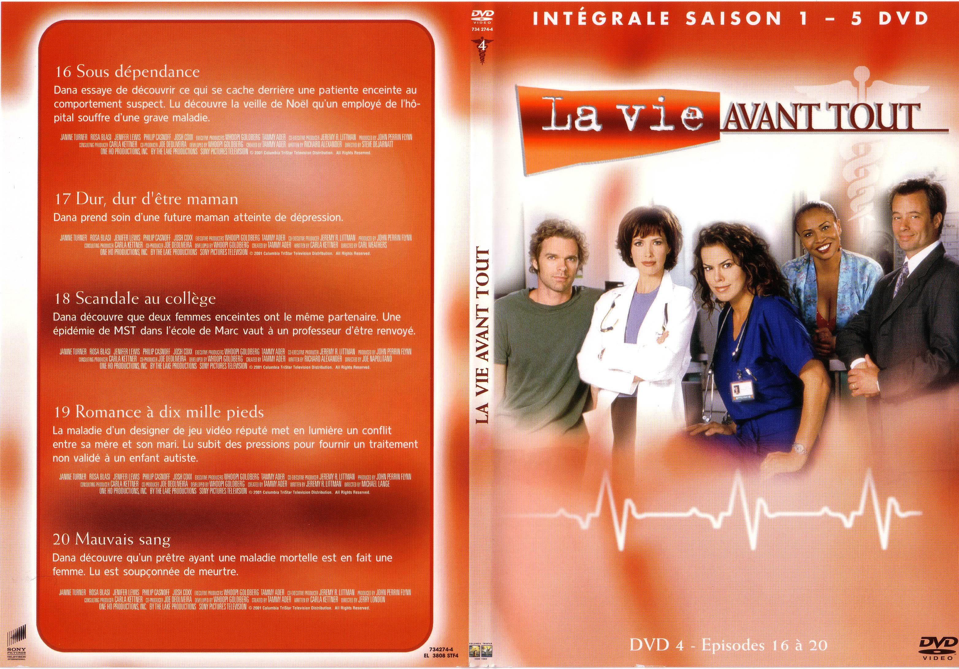 Jaquette DVD La vie avant tout Saison 1 vol 4