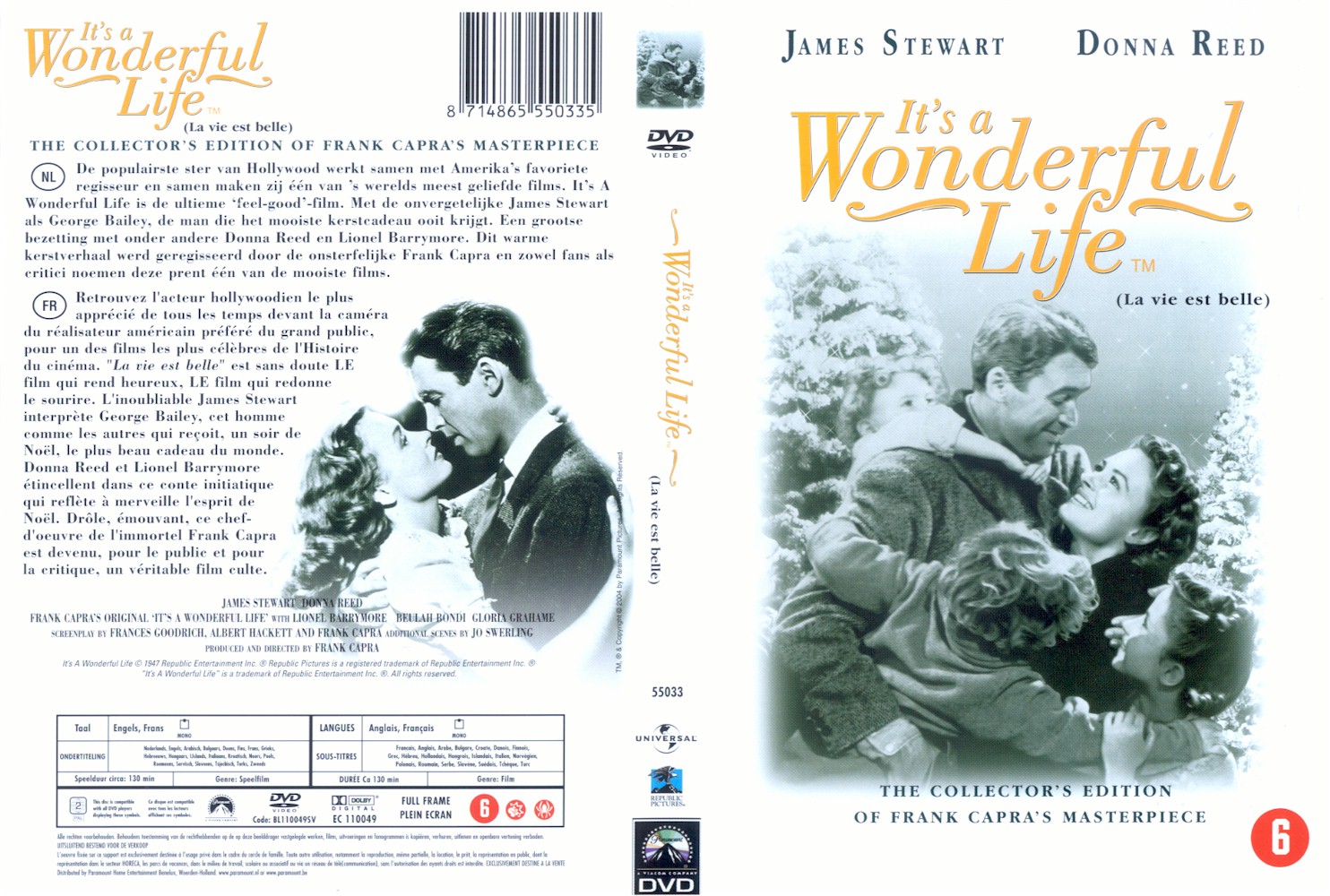 Jaquette DVD La vie est belle (1946) v2