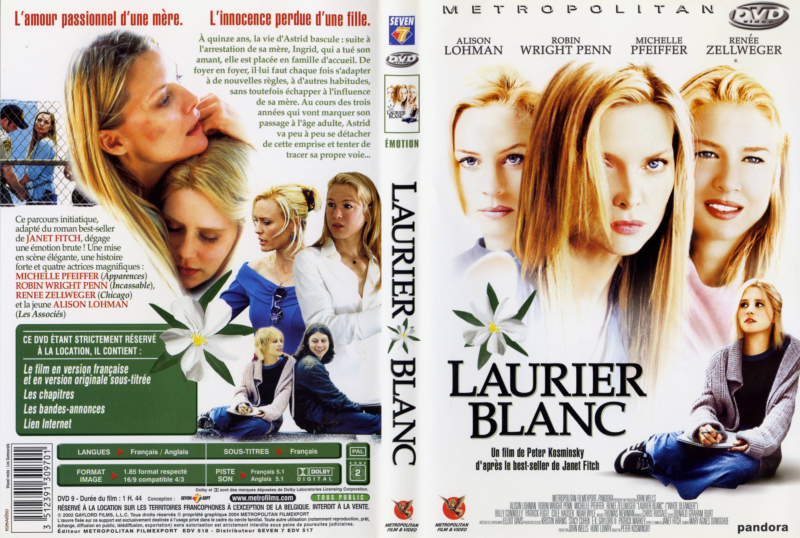 Jaquette DVD Laurier blanc