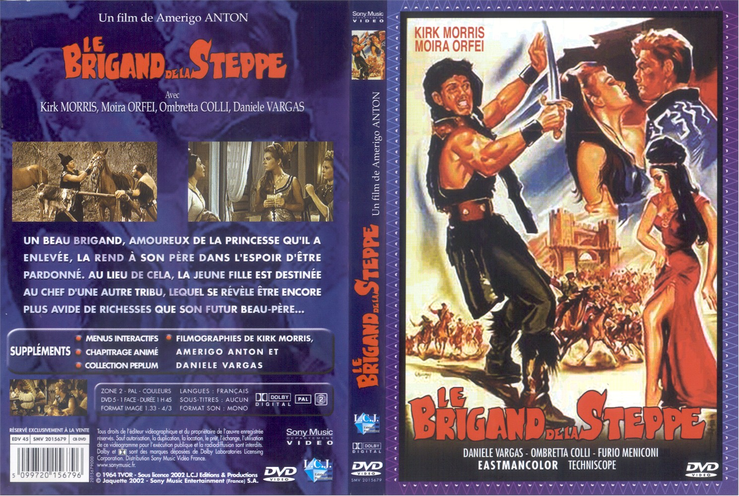 Jaquette DVD Le brigand de la steppe