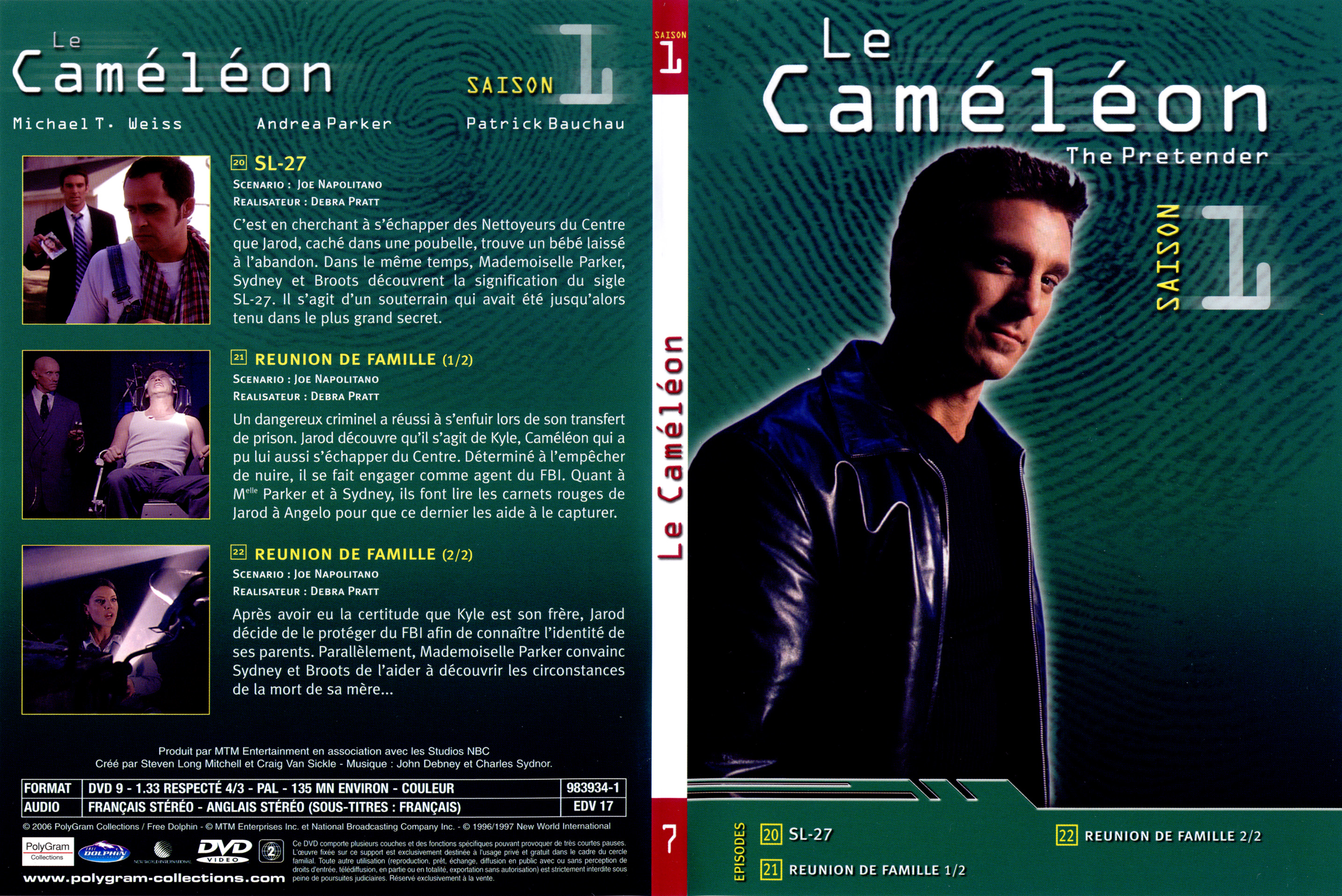 Jaquette DVD Le camlon saison 1 pisodes 20-22 - SLIM