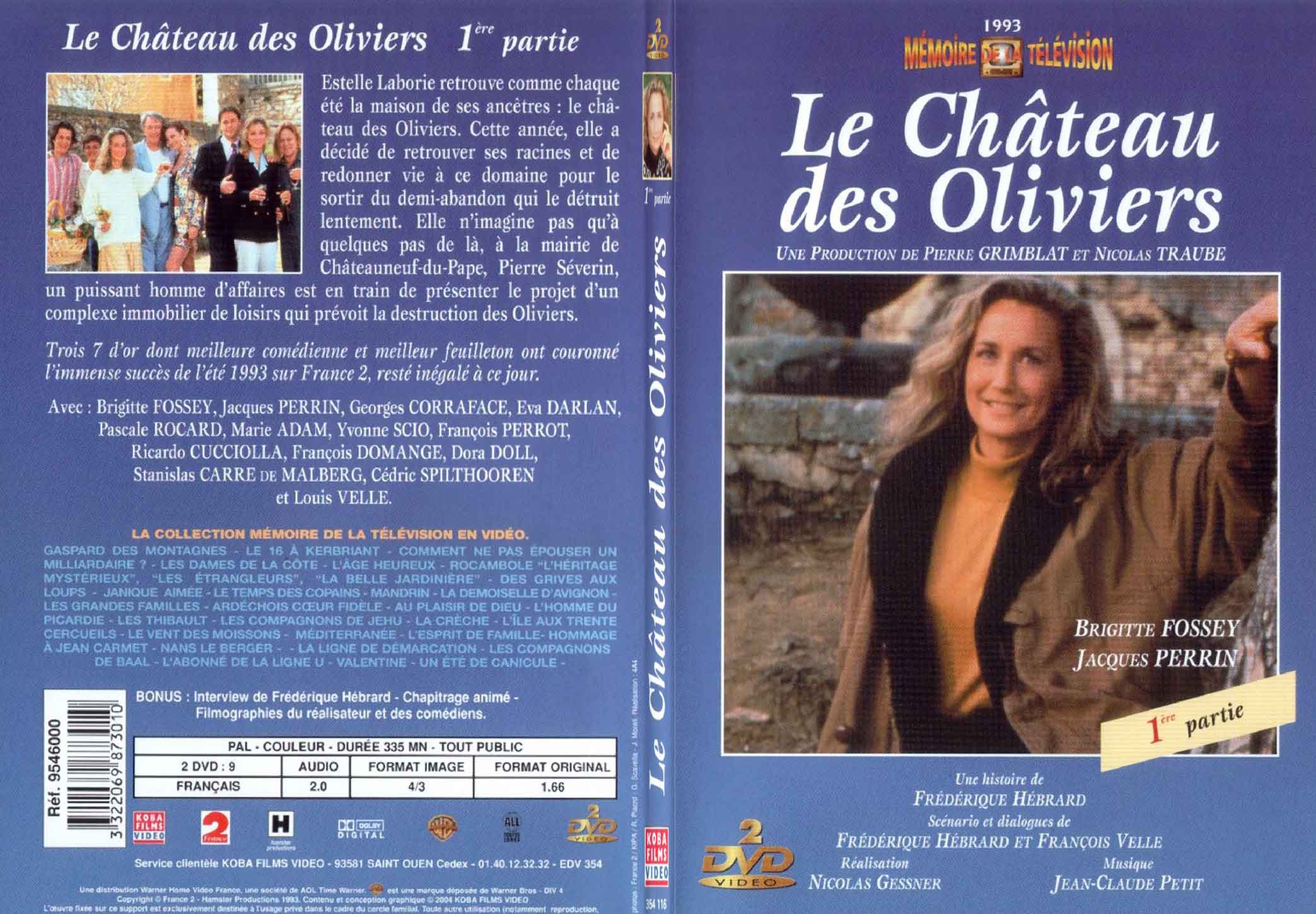 Jaquette DVD Le chateau des oliviers vol 1 - SLIM