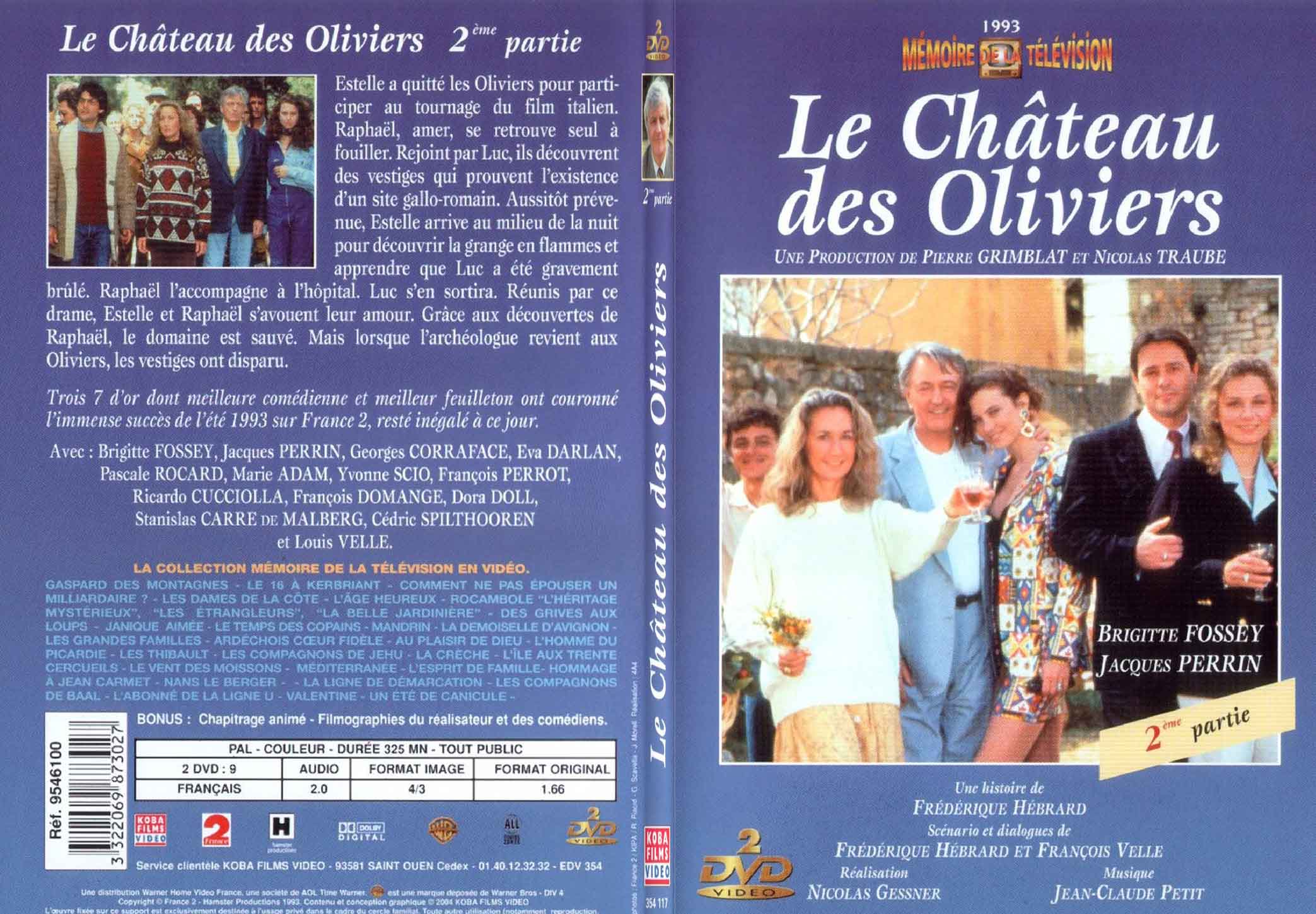 Jaquette DVD Le chateau des oliviers vol 2 - SLIM