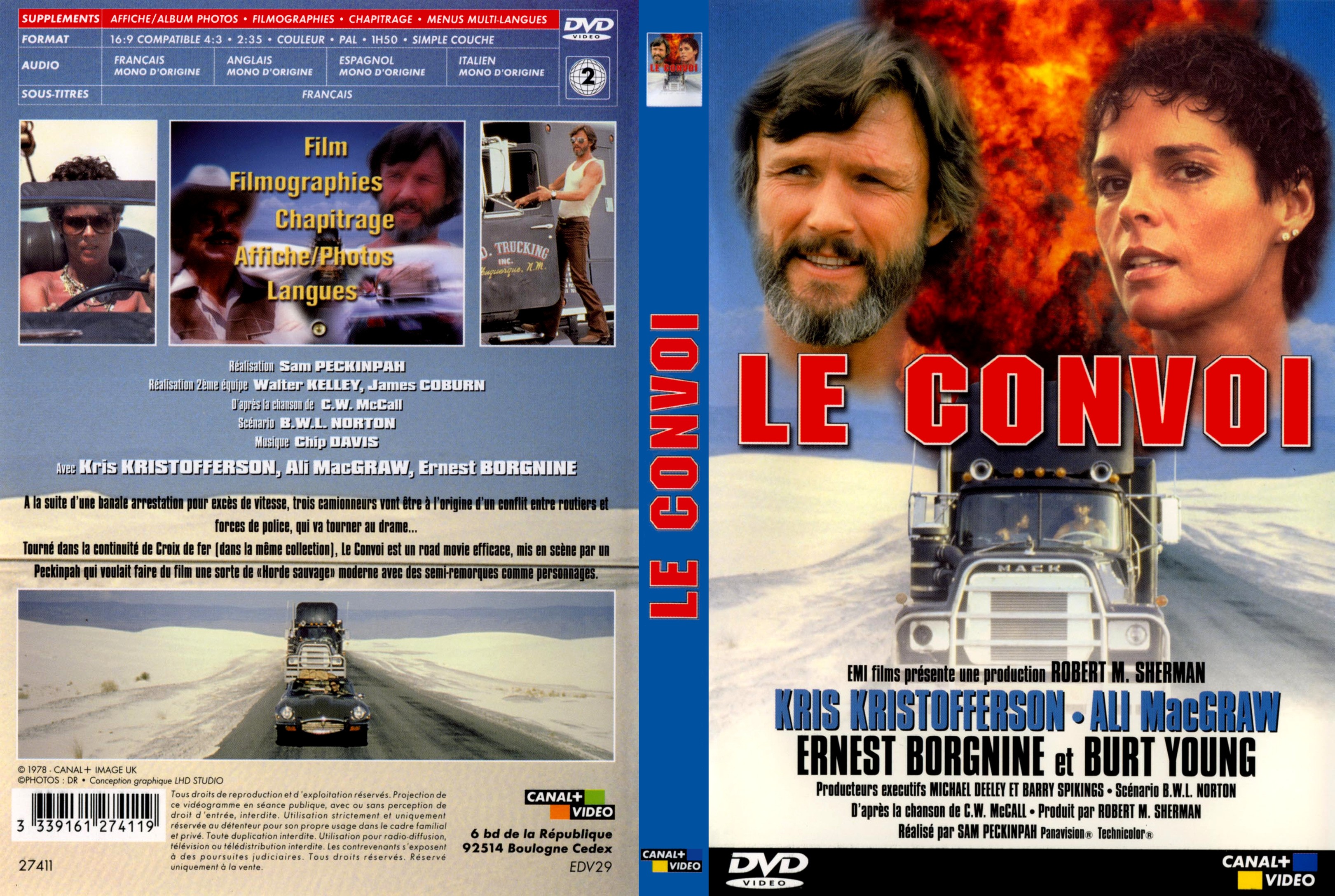 Jaquette DVD Le convoi