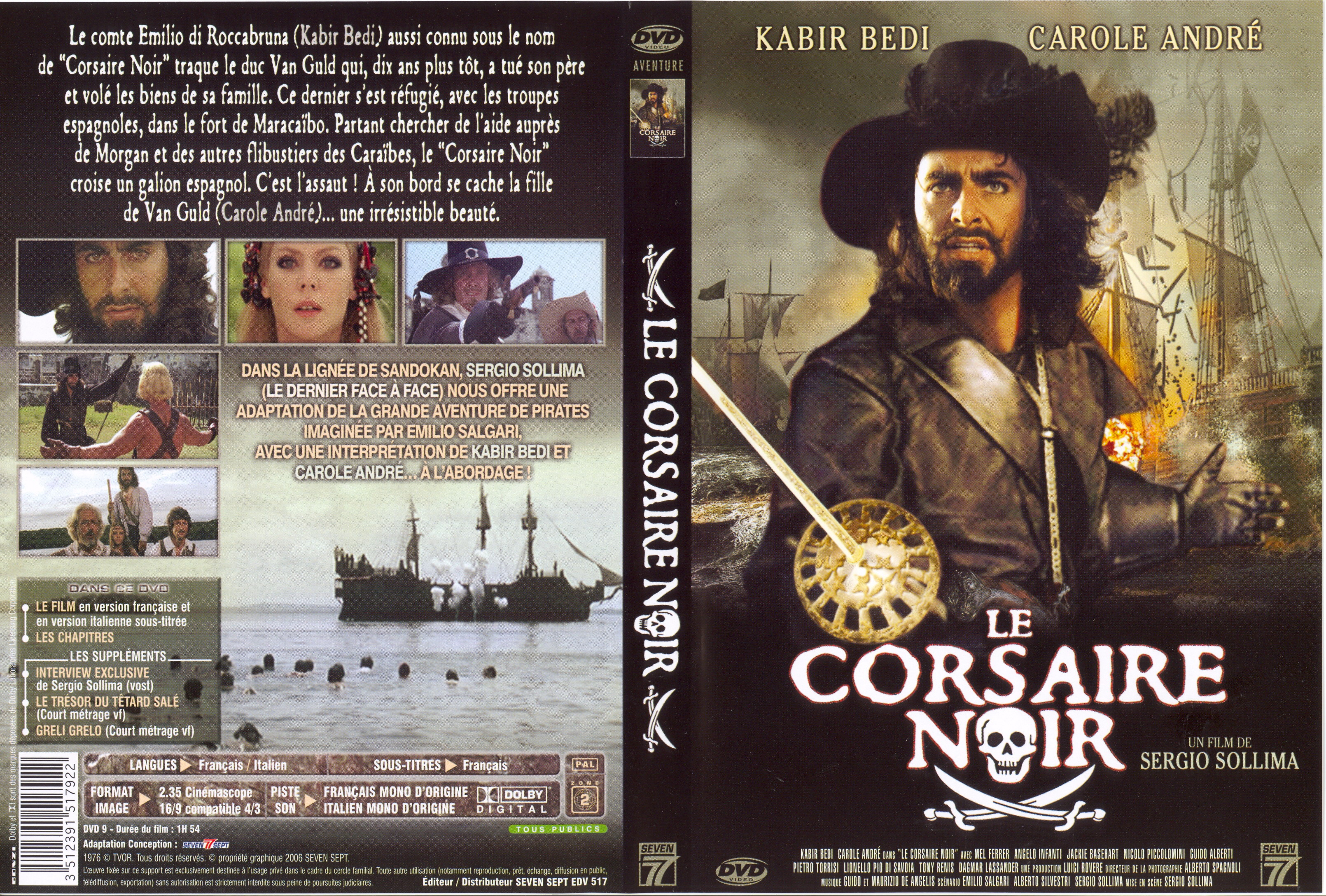 Jaquette DVD Le corsaire noir