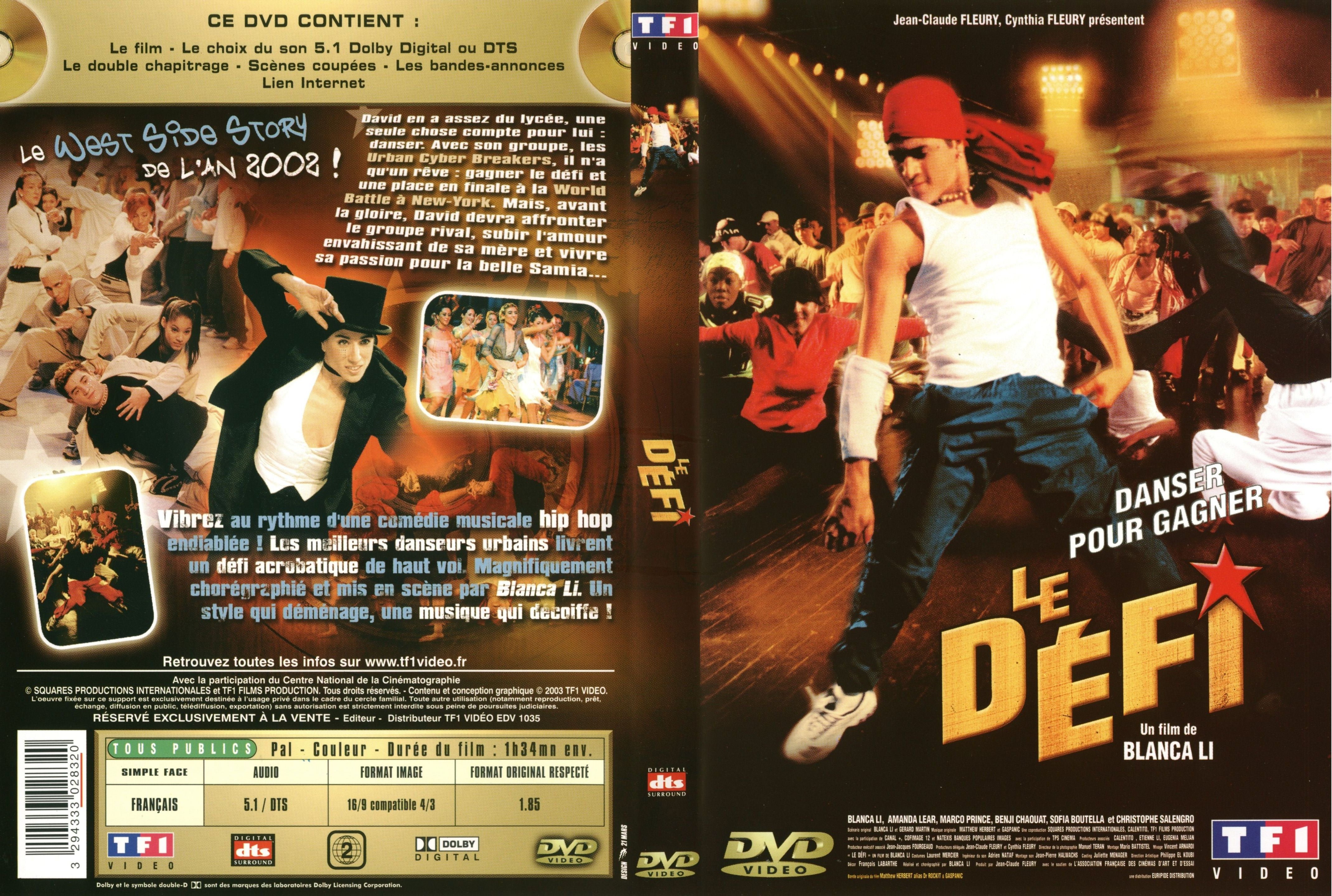 Jaquette DVD Le dfi