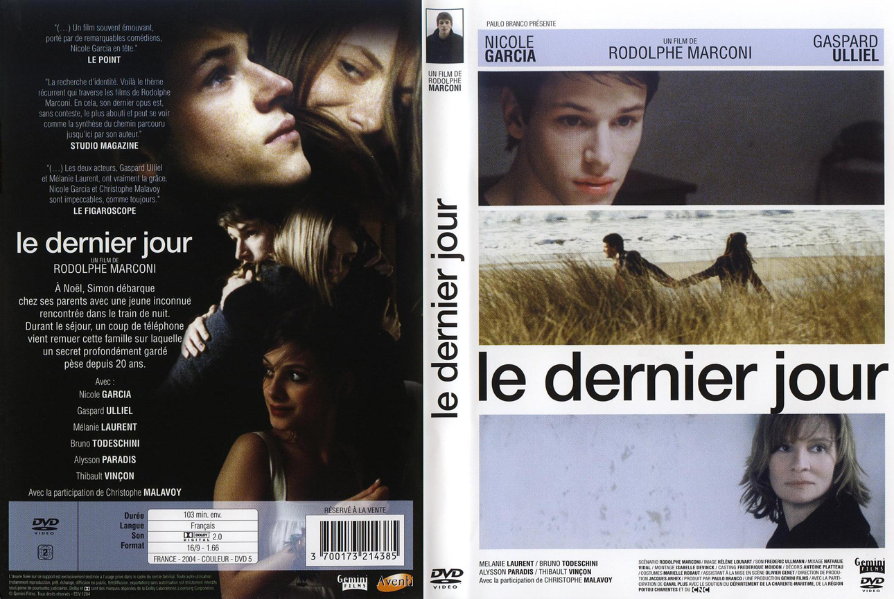 Jaquette DVD Le dernier jour