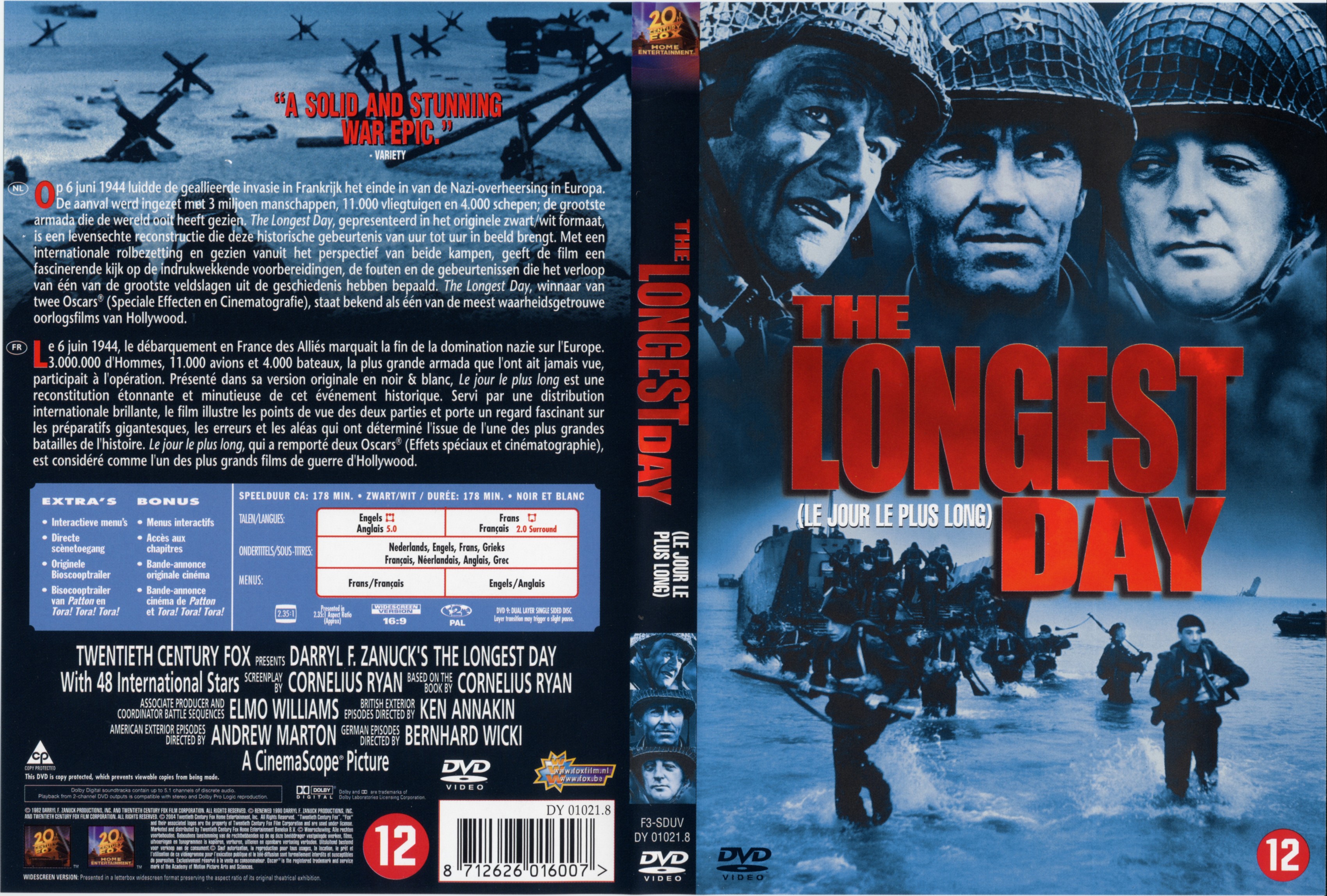 Jaquette DVD Le jour le plus long