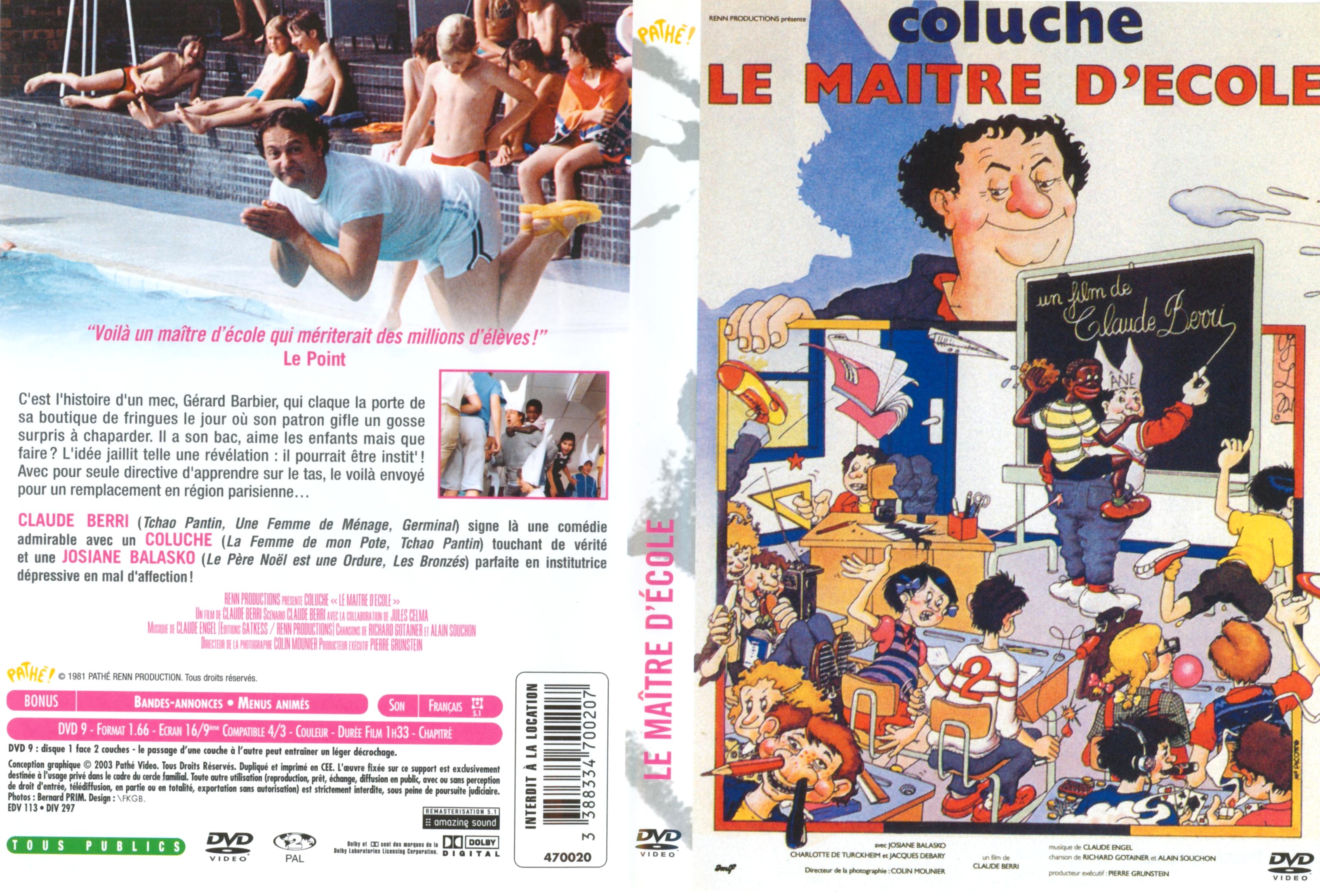 Jaquette DVD Le maitre d