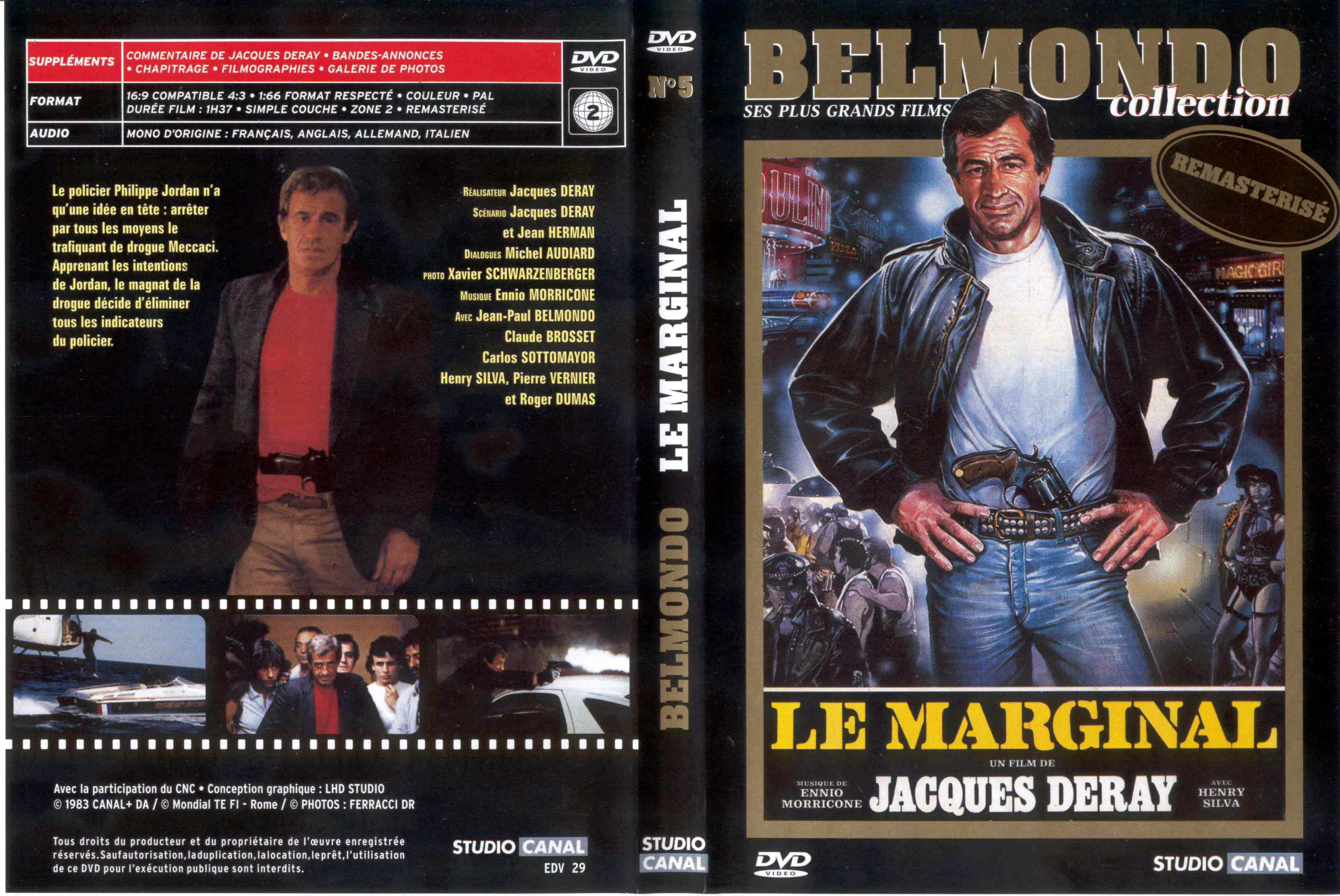 Jaquette DVD Le marginal