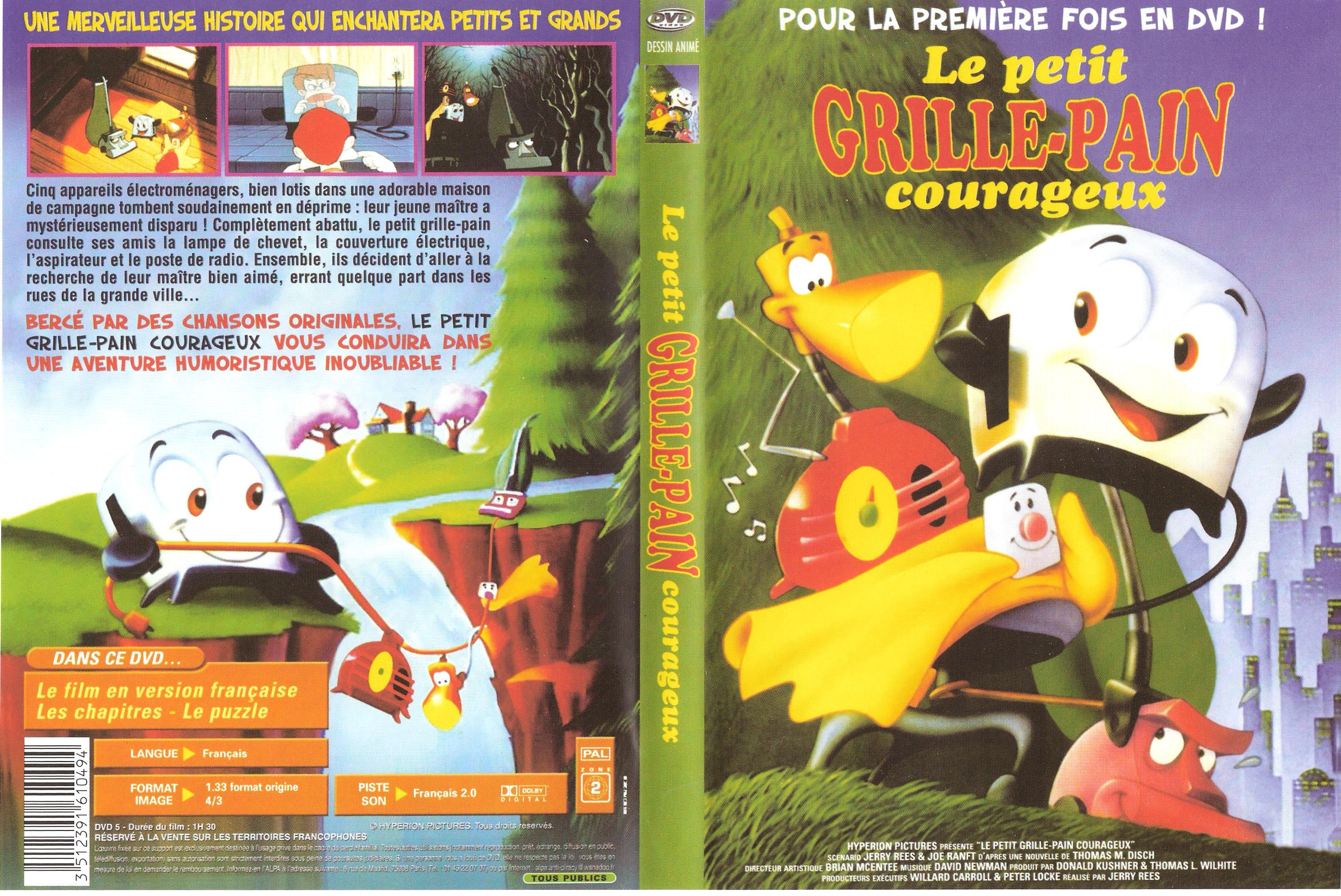 Jaquette DVD Le petit grille-pain courageux