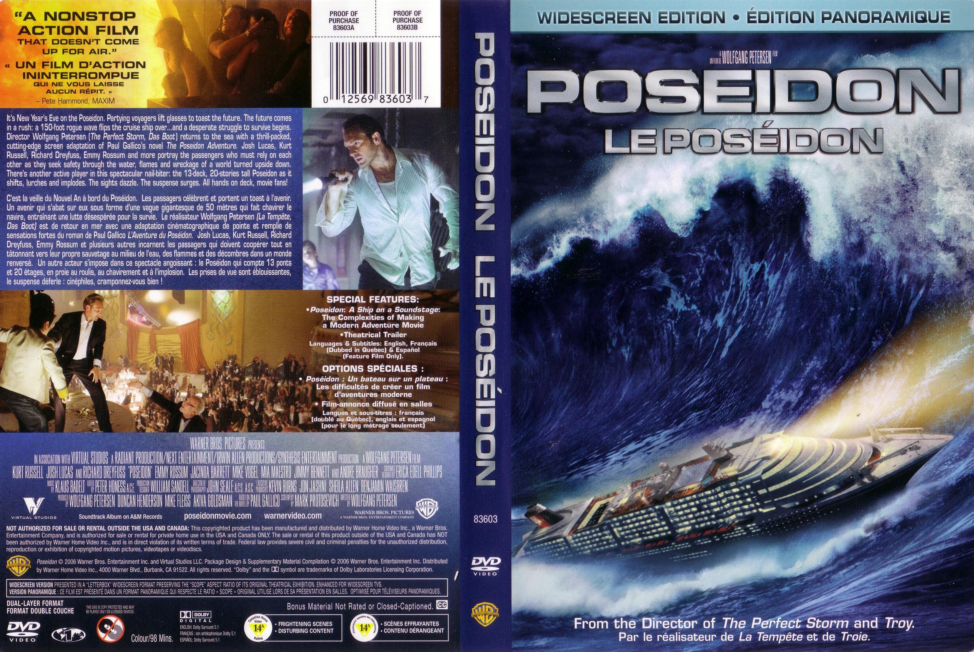 Jaquette DVD Le poseidon