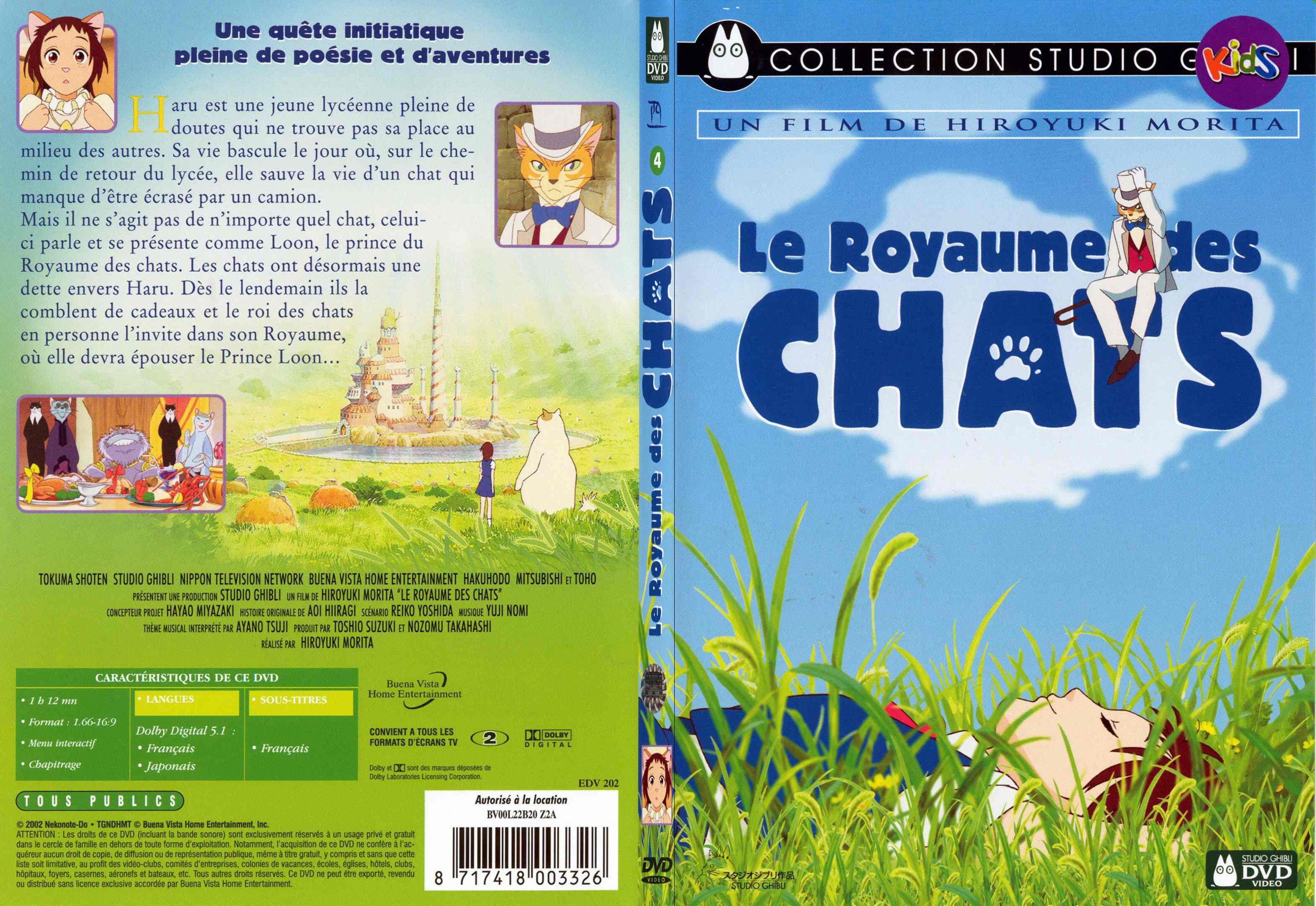 Jaquette DVD Le royaume des Chats - SLIM