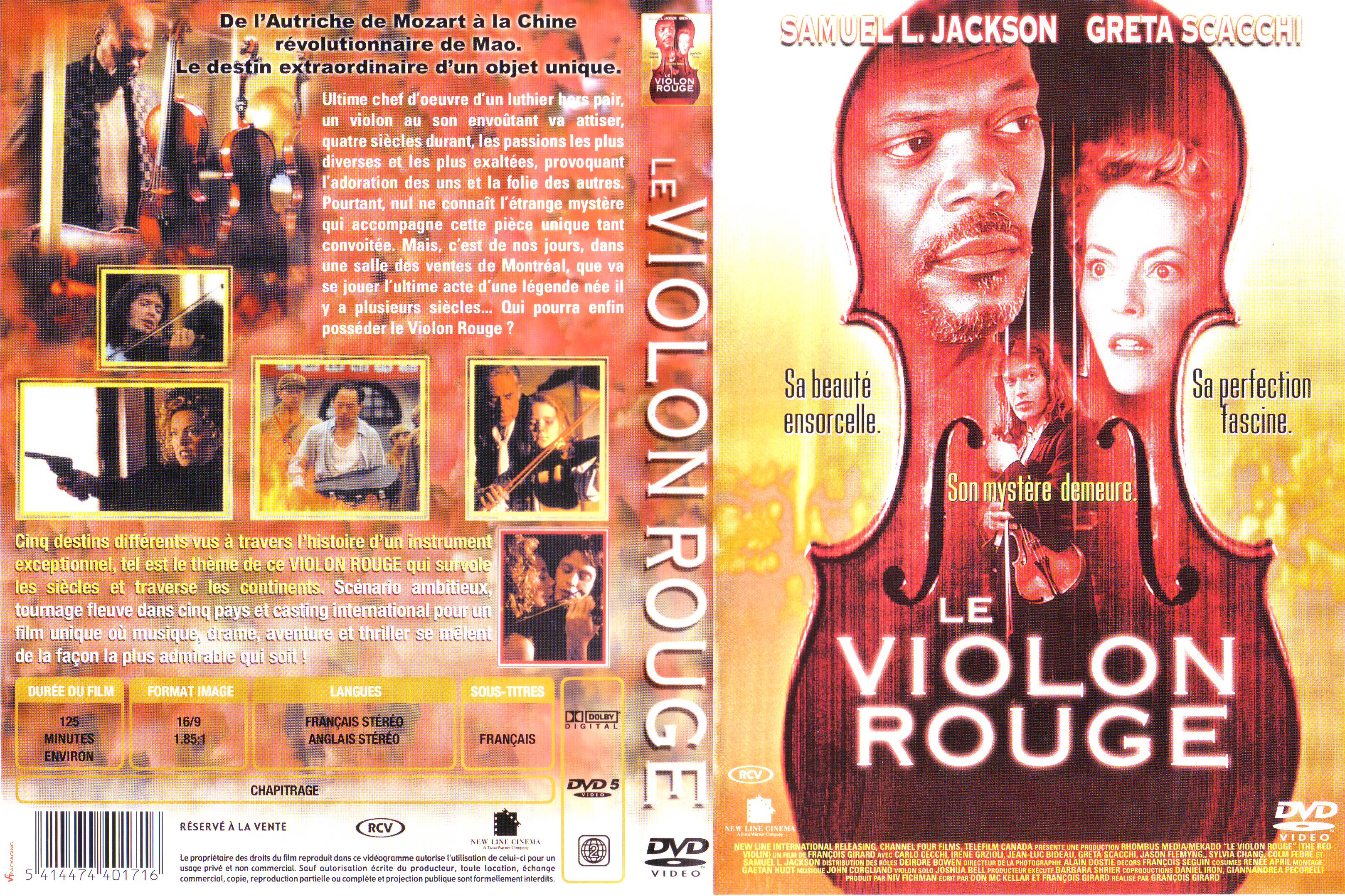 Jaquette DVD Le violon rouge