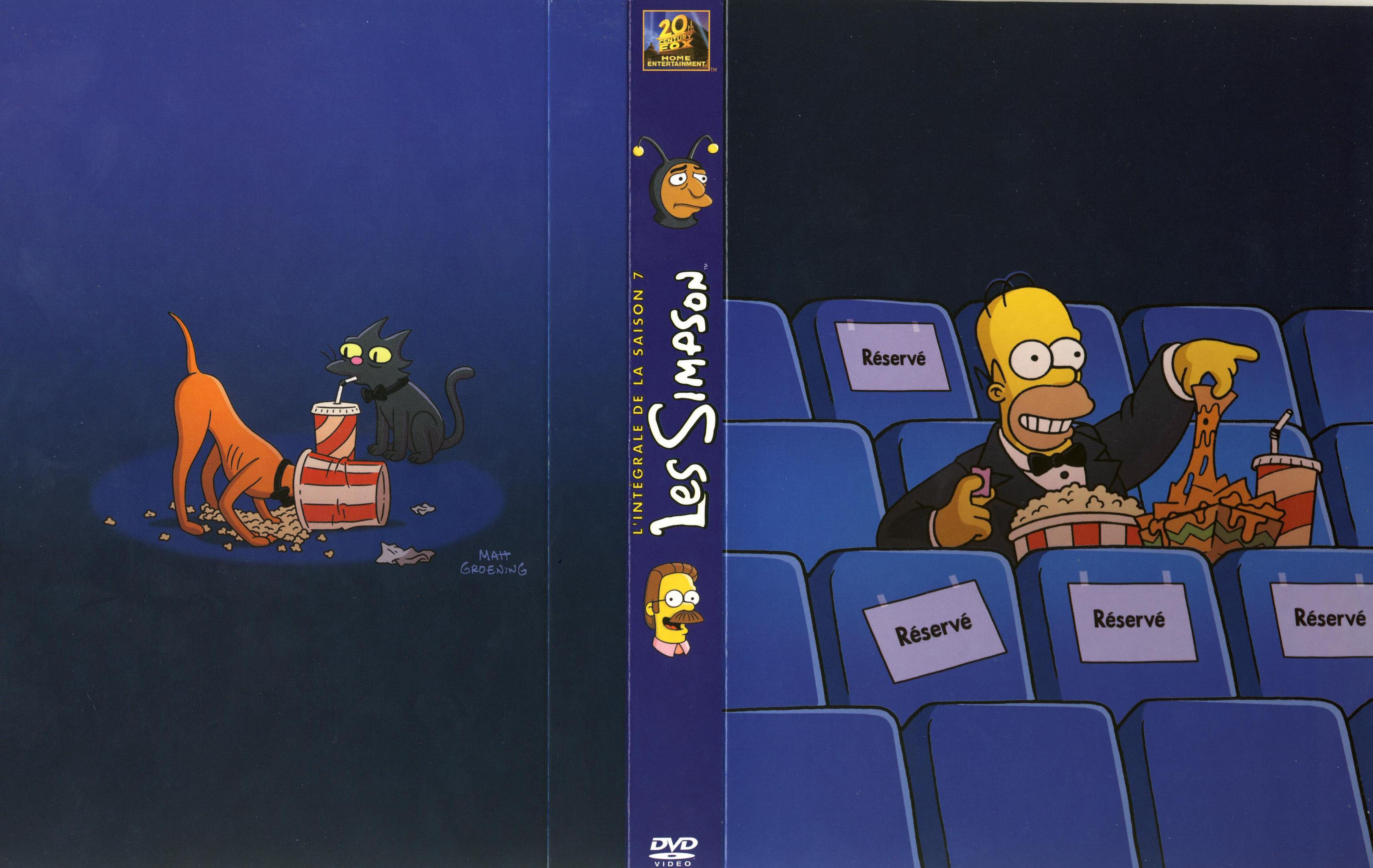 Jaquette DVD Les Simpsons Saison 7