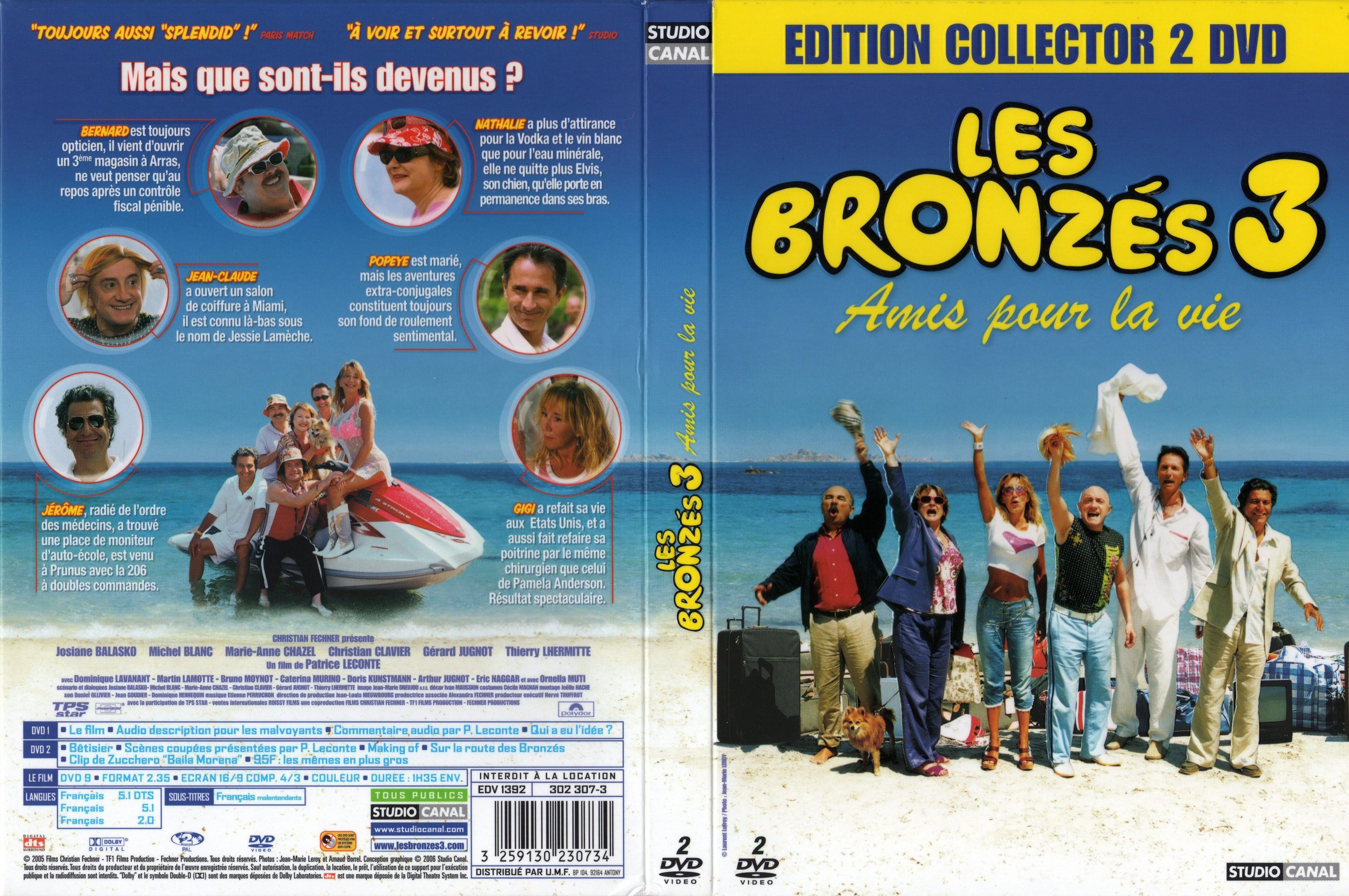 Jaquette DVD Les bronzs 3