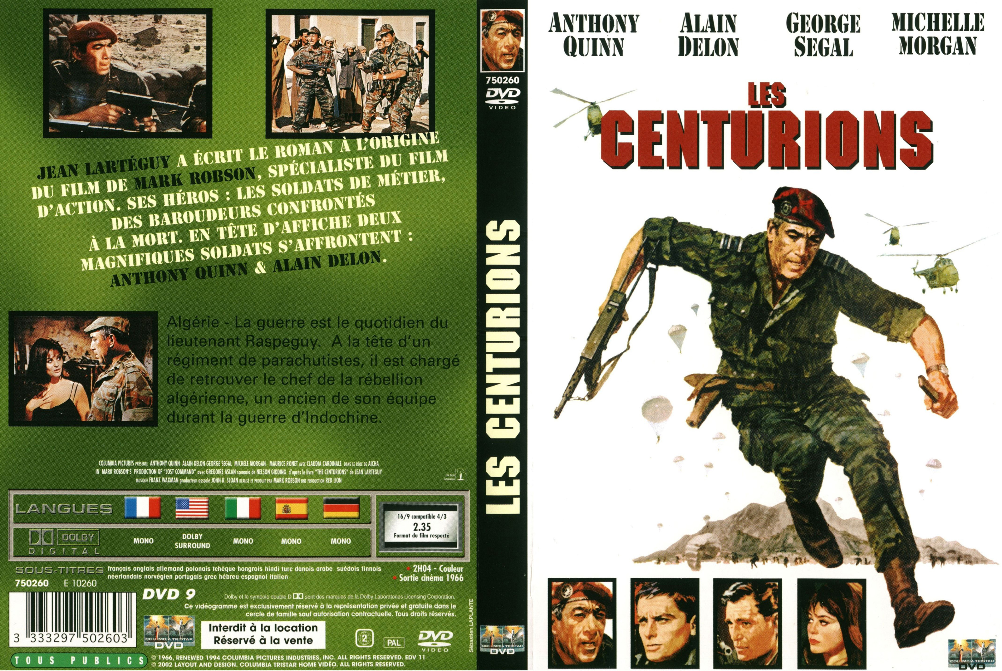 Jaquette DVD Les centurions v2