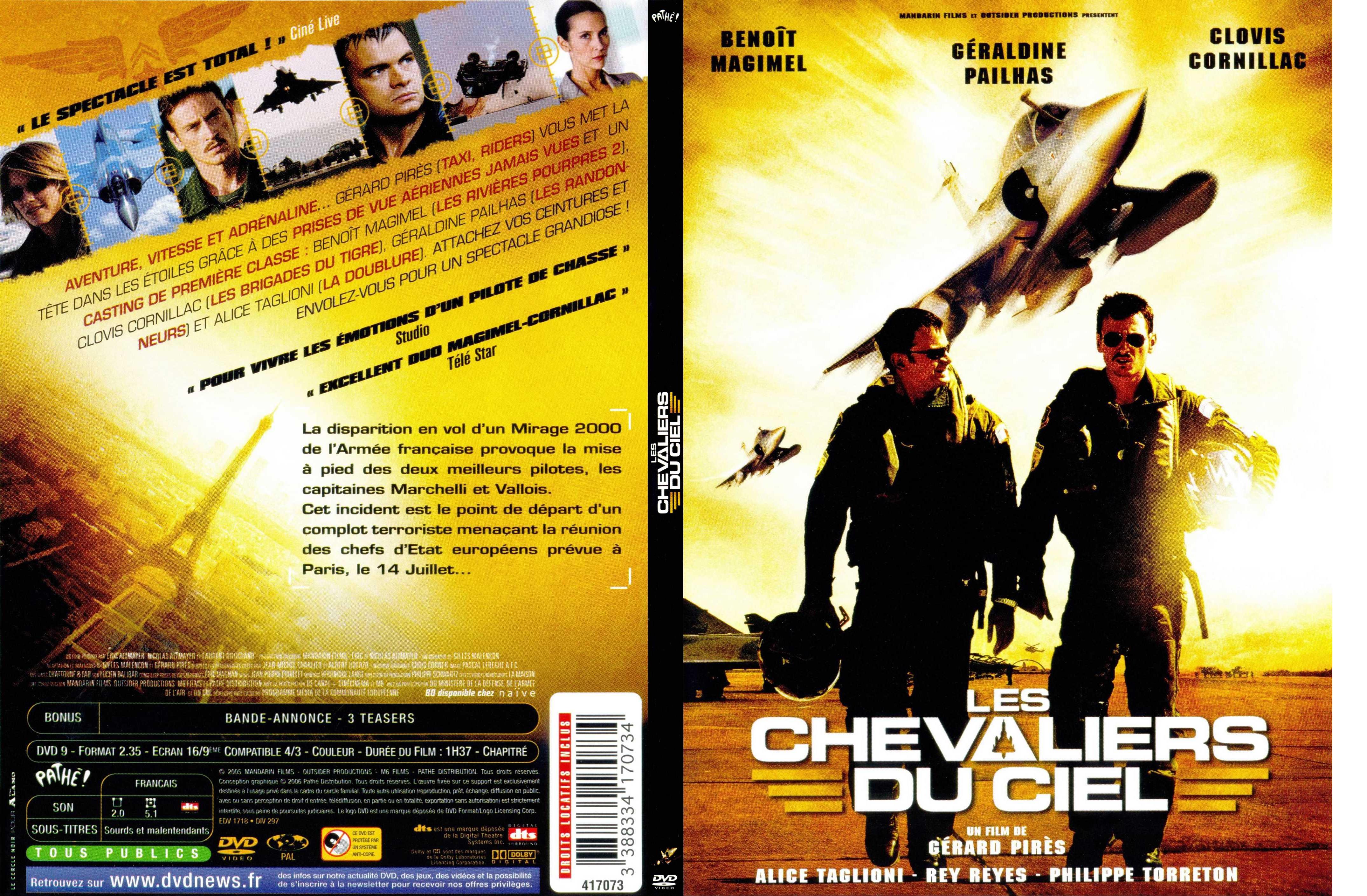 Jaquette DVD Les chevaliers du ciel - SLIM v2